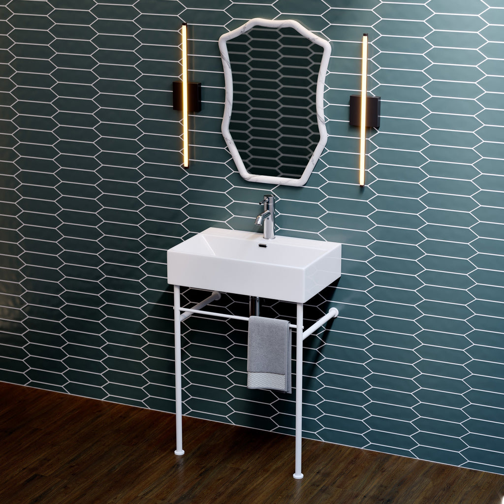 Matte White / White / 1-Hole