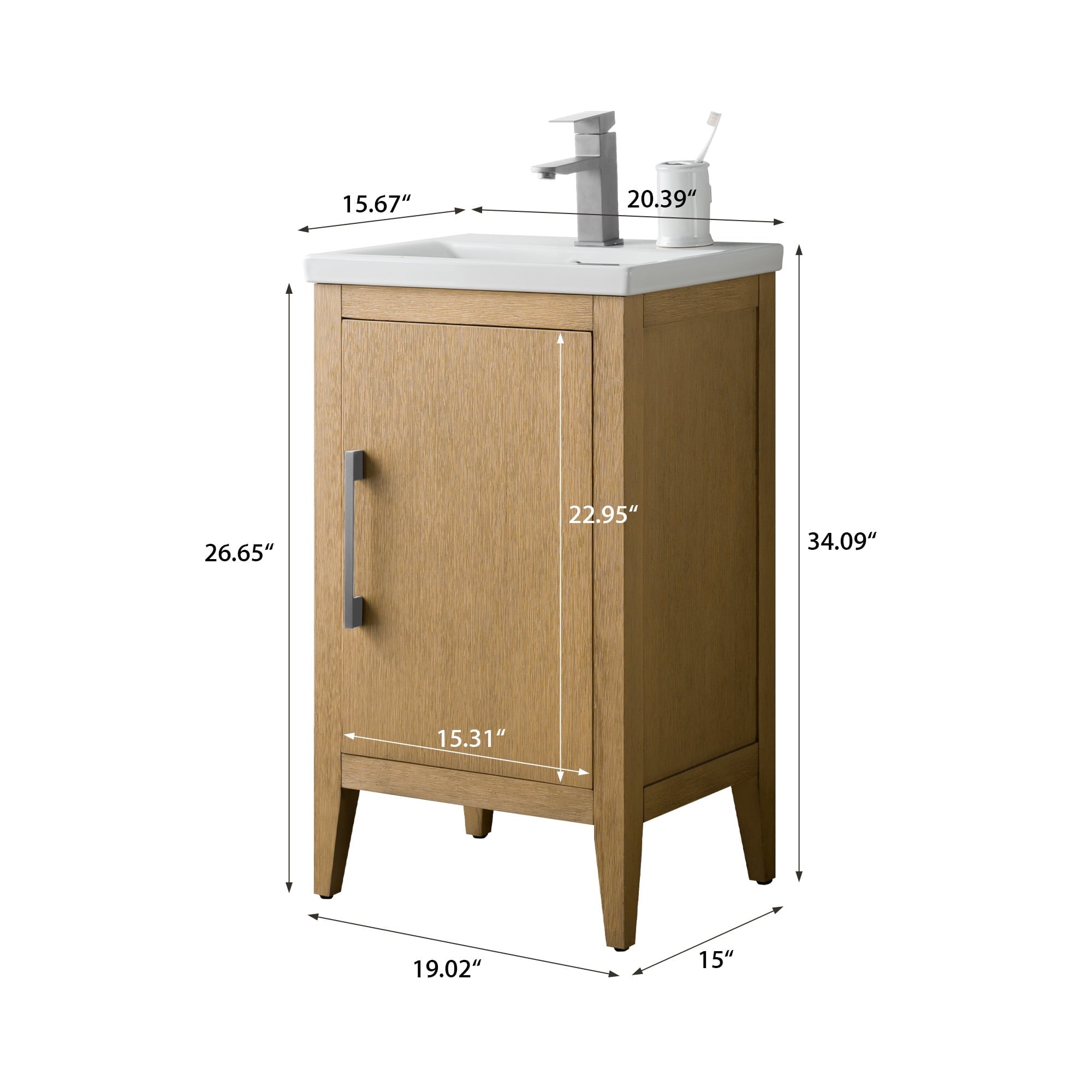 Natural Oak / Brushed Nickel