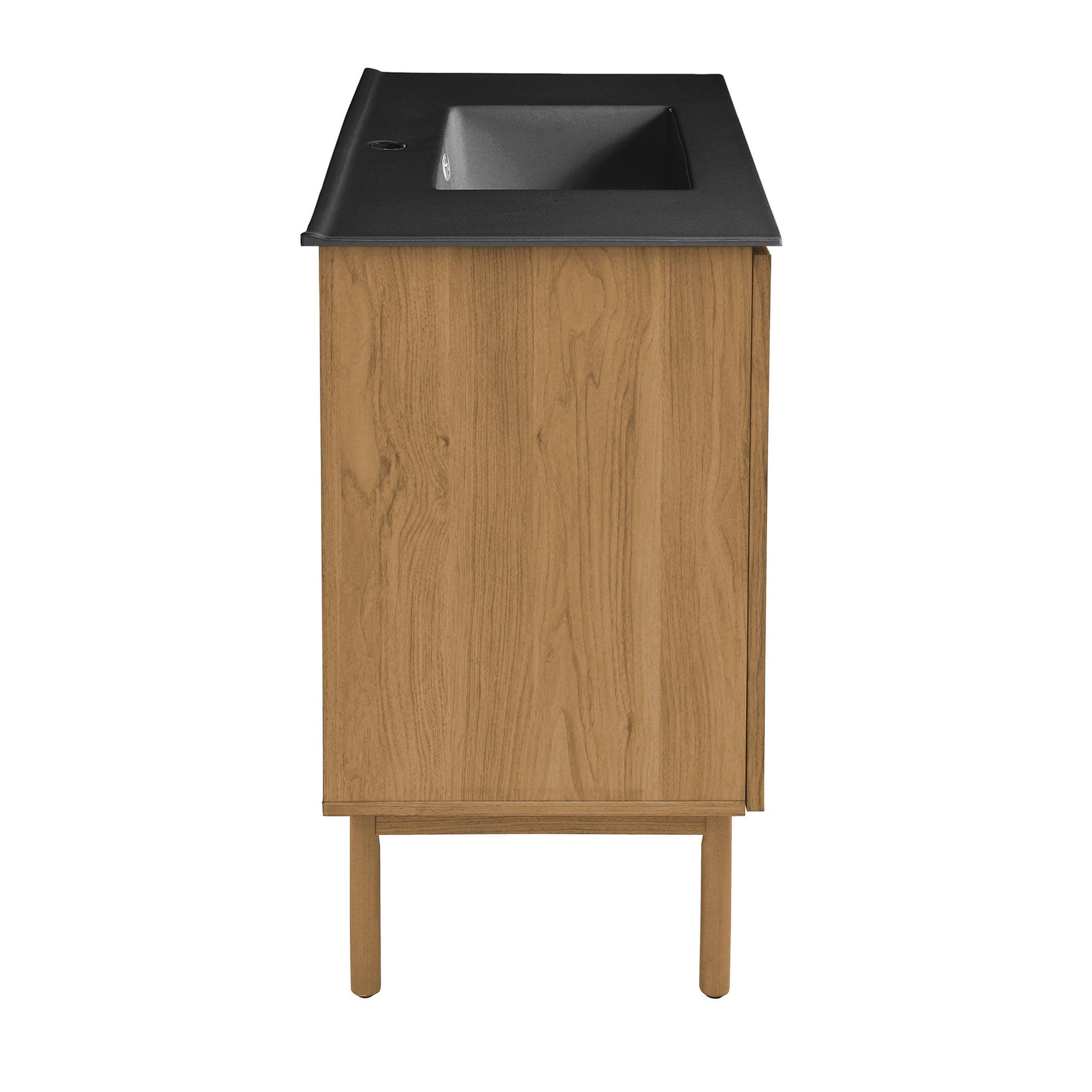 Golden Oak / Black / 1-Hole