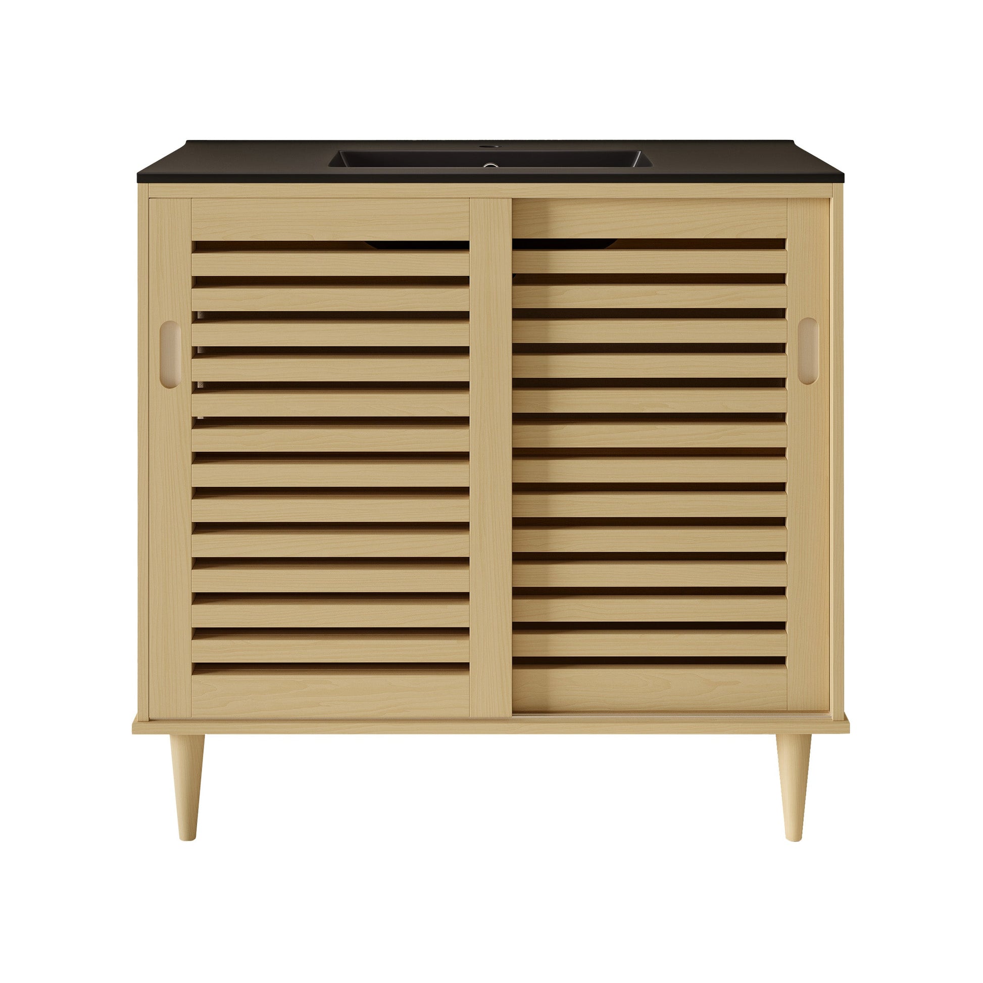 Natural Oak / Black / 1-Hole