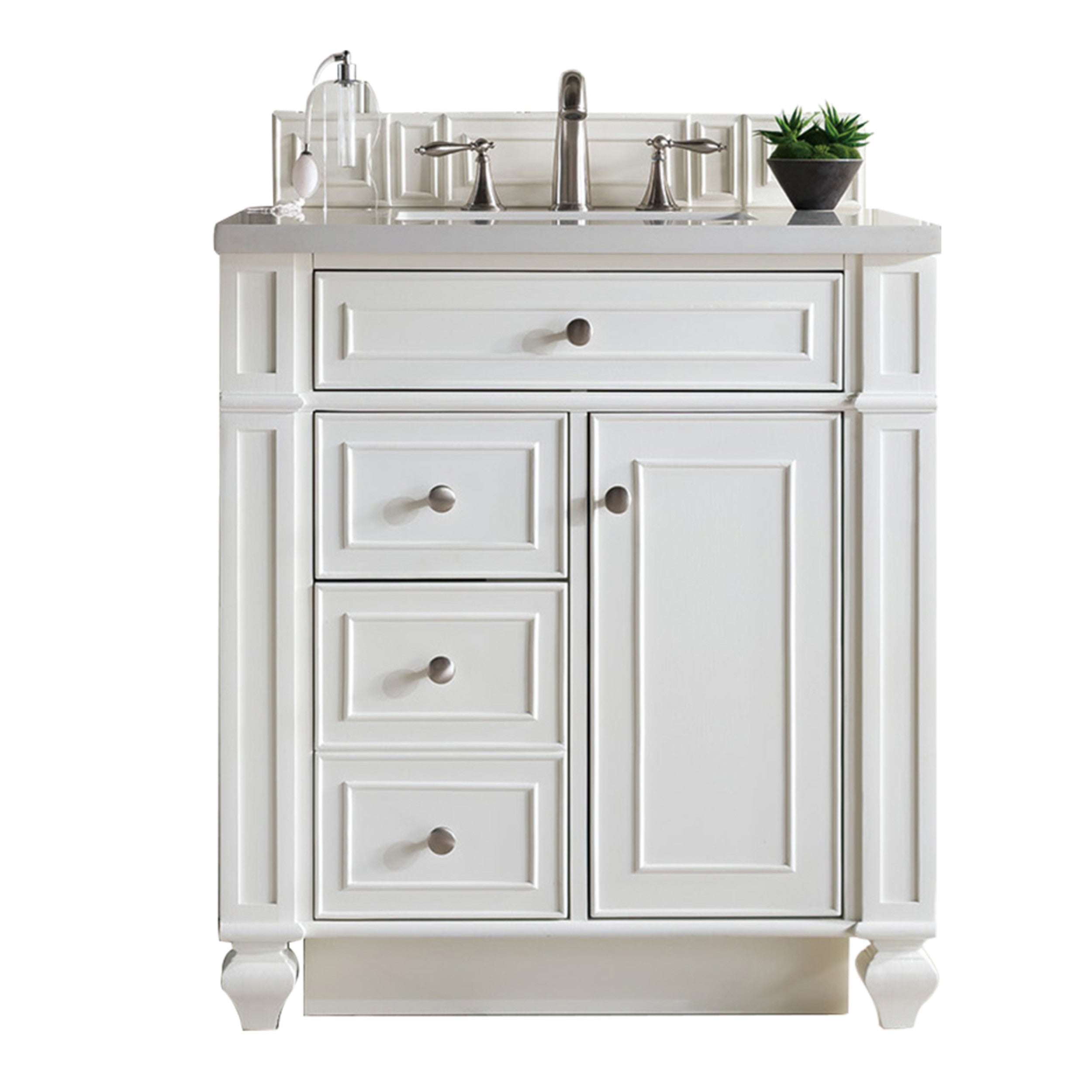 Bright White / White Zeus - 3 Faucet Holes