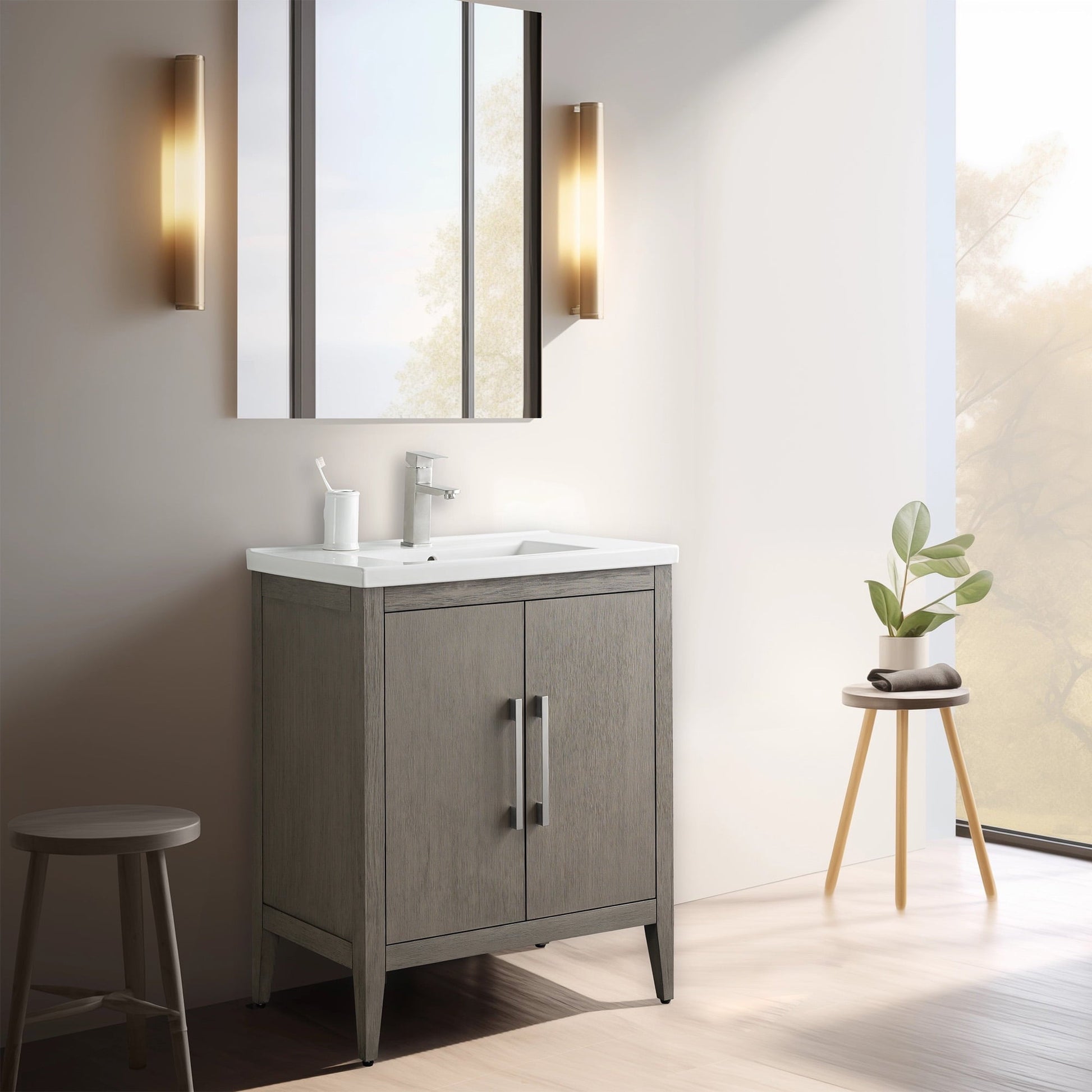 Driftwood Gray / Brushed Nickel