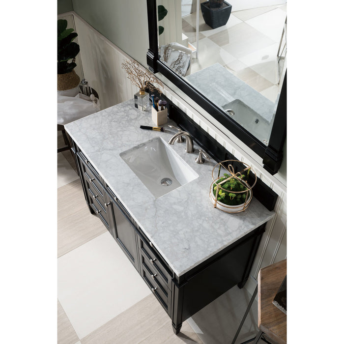 Black Onyx / Carrara White - 3 Faucet Holes