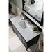 Black Onyx / Carrara White - 3 Faucet Holes