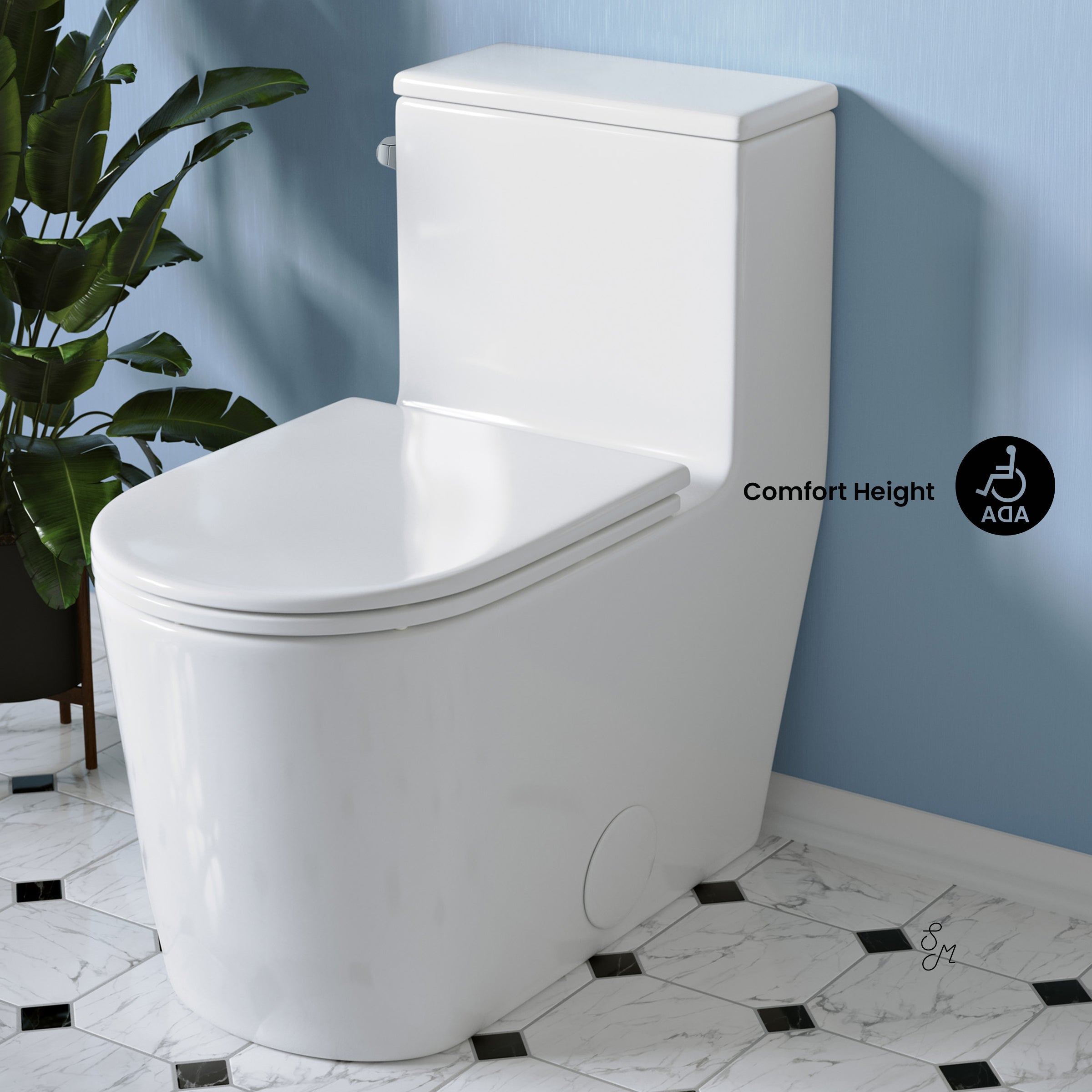 Glossy White / Single - Left