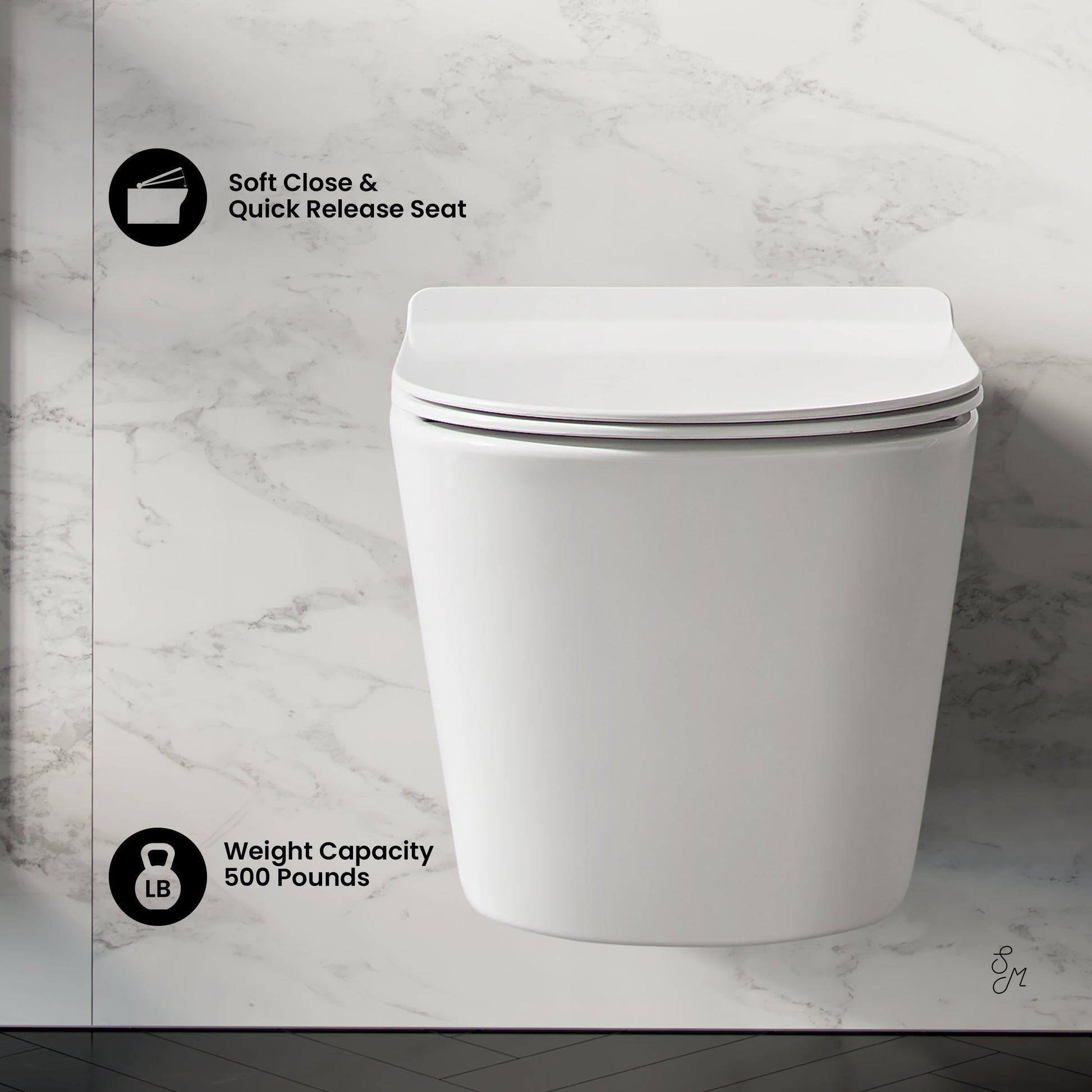 Glossy White / Chrome