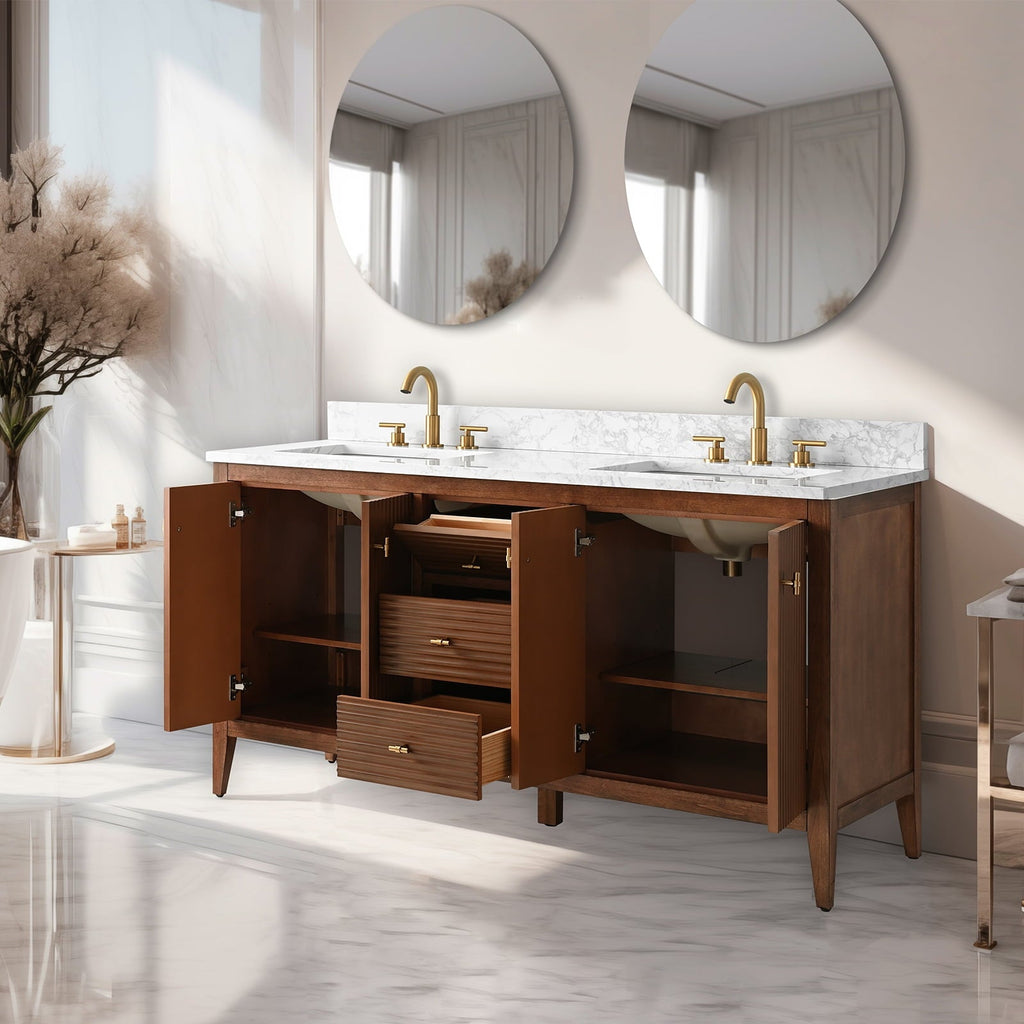 Linear Walnut / Golden Brushed