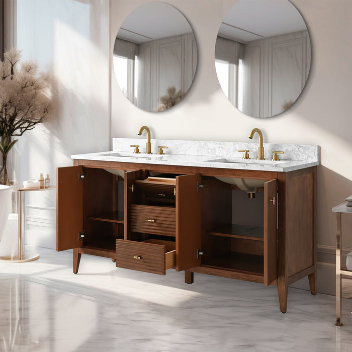 Linear Walnut / Golden Brushed