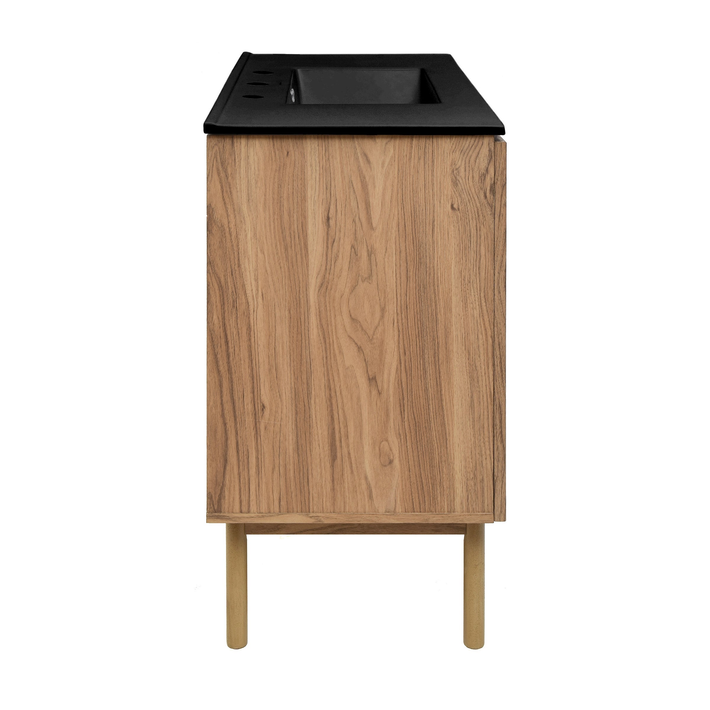 Golden Oak / Matte Black / 3-Hole
