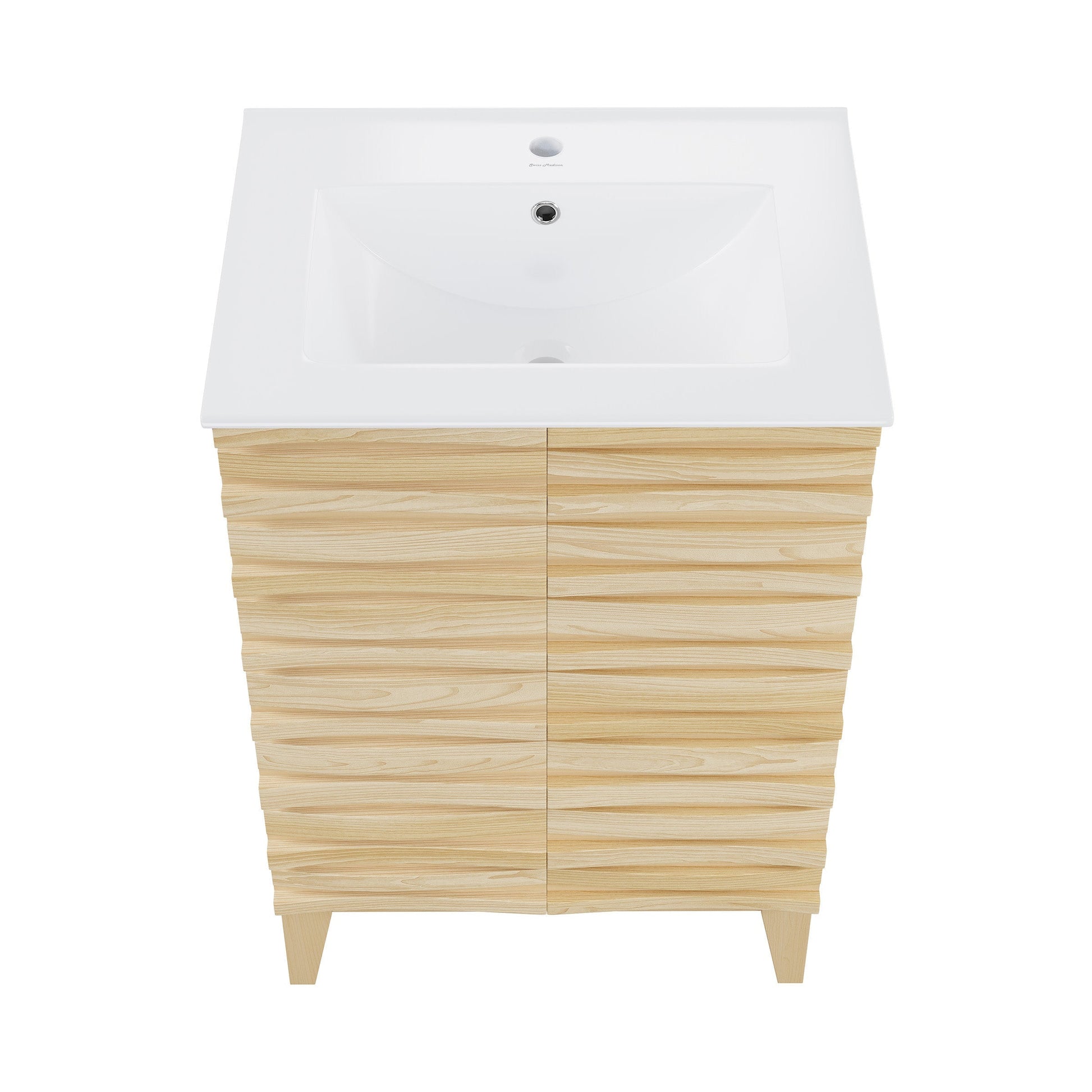 Natural Oak / White / 1-Hole