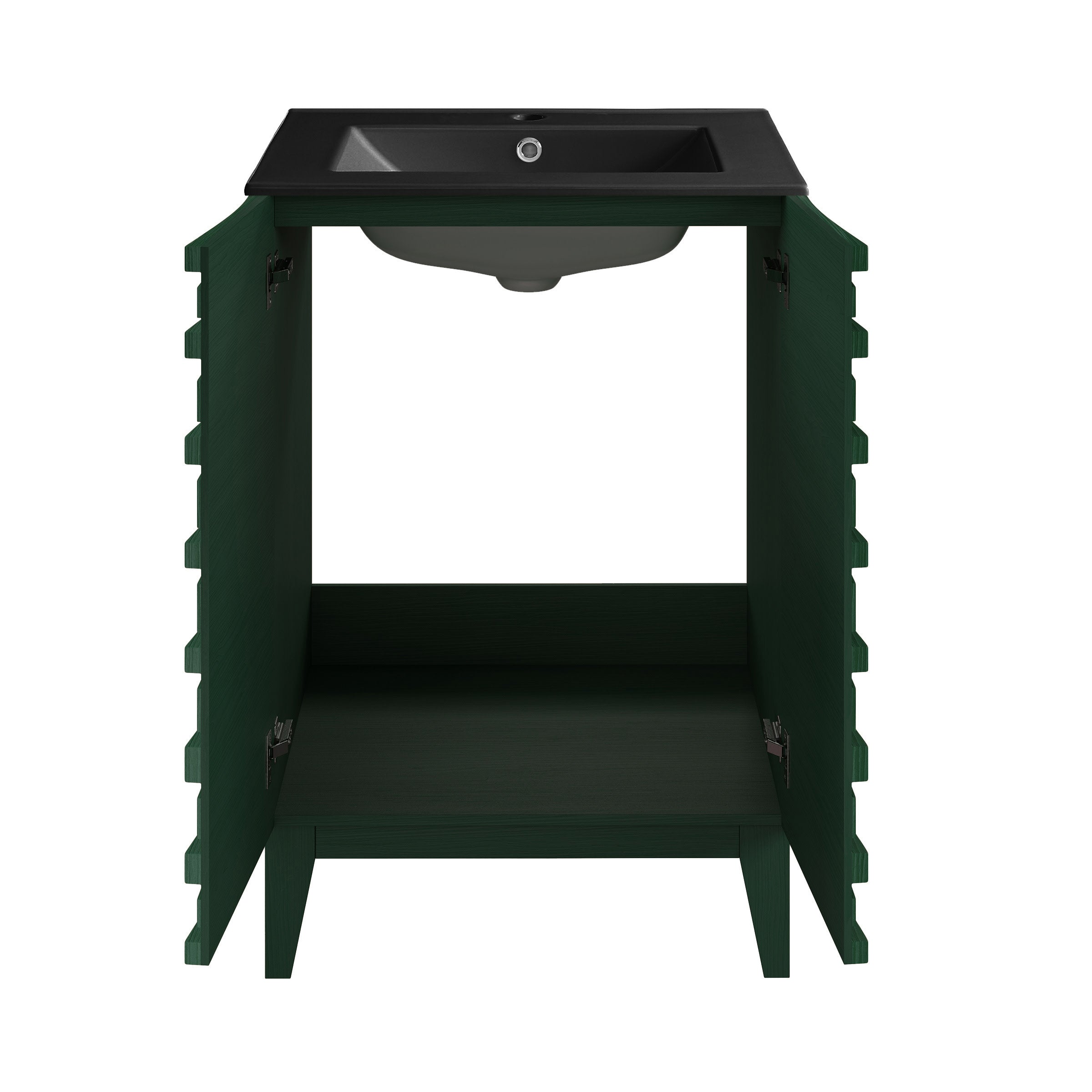 Green Oak / Matte Black / 1-Hole