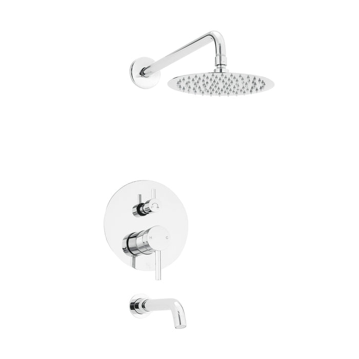 Polished Chrome / Without Hand Sprayer / With Tub Filler