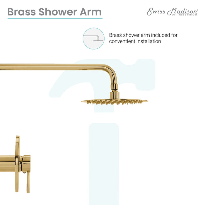 Brushed Gold / Without Hand Sprayer / Without Tub Filler