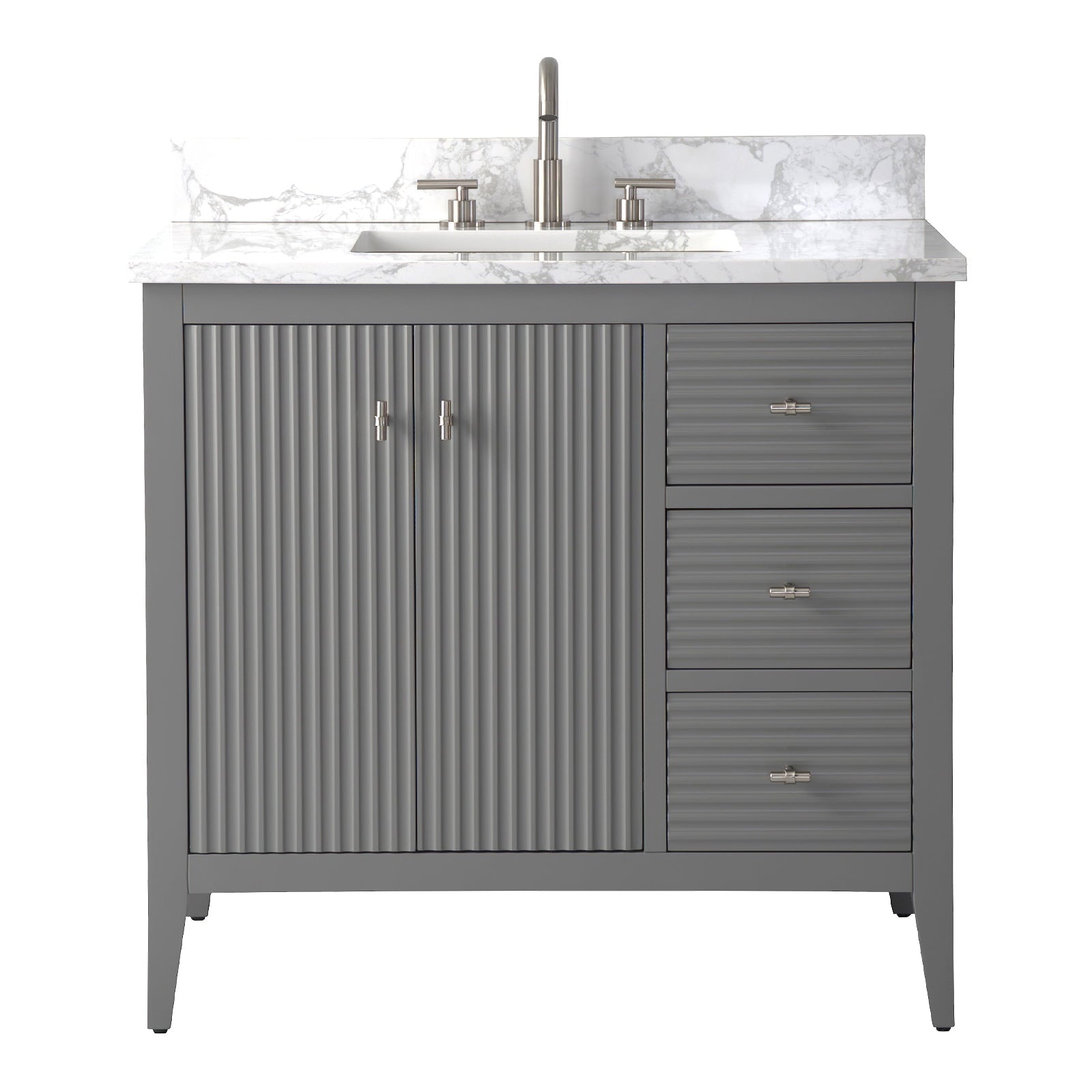 Linear Cashmere Gray / Brushed Nickel