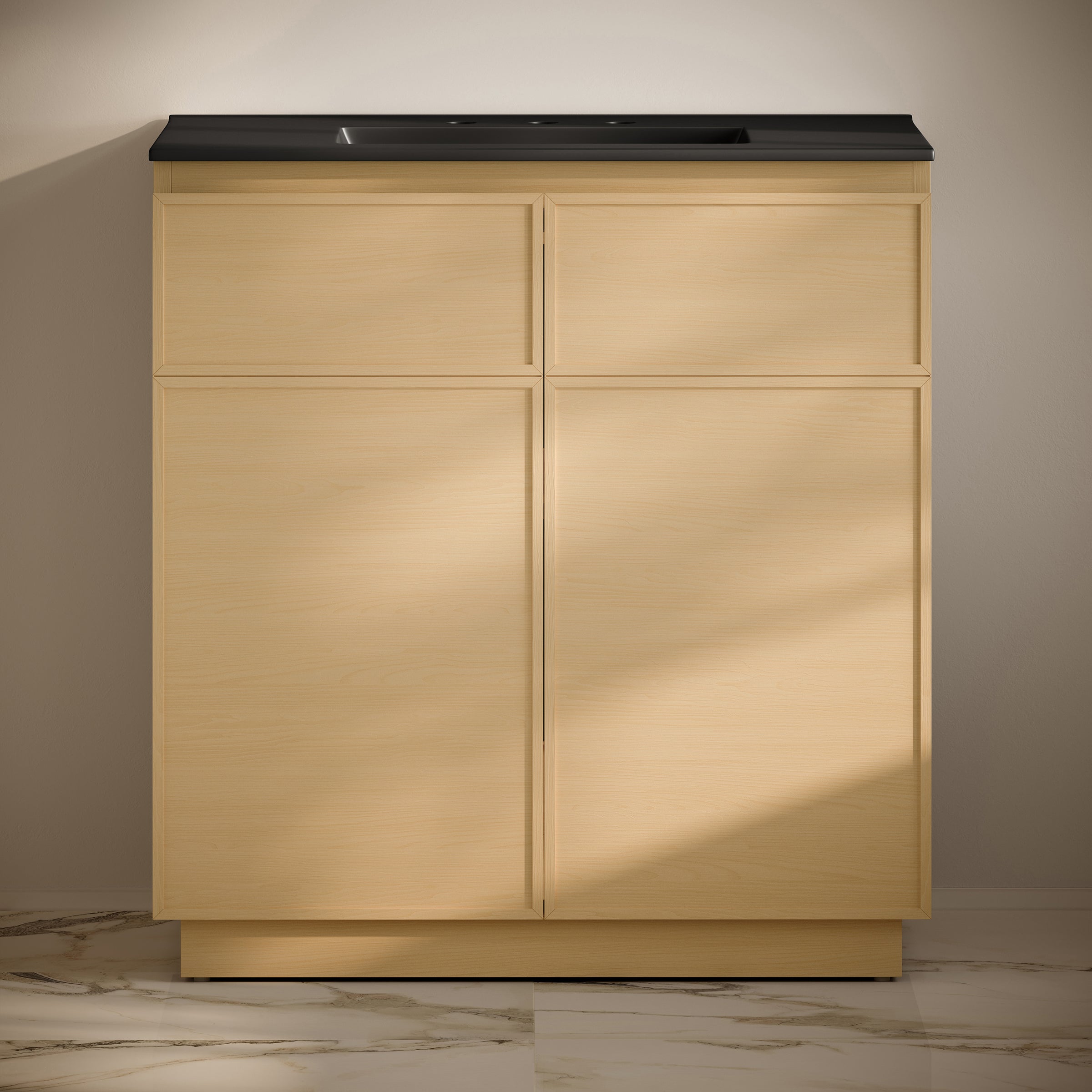 Natural Oak / Black / 3-Hole