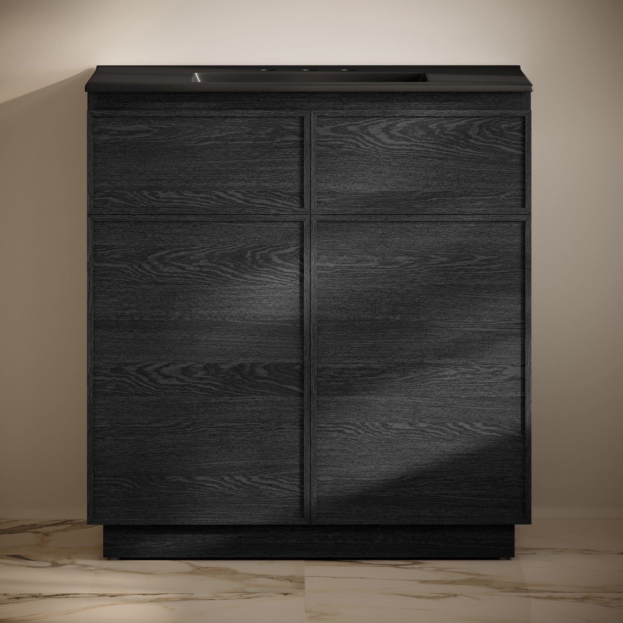 Black Oak / Black / 3-Hole