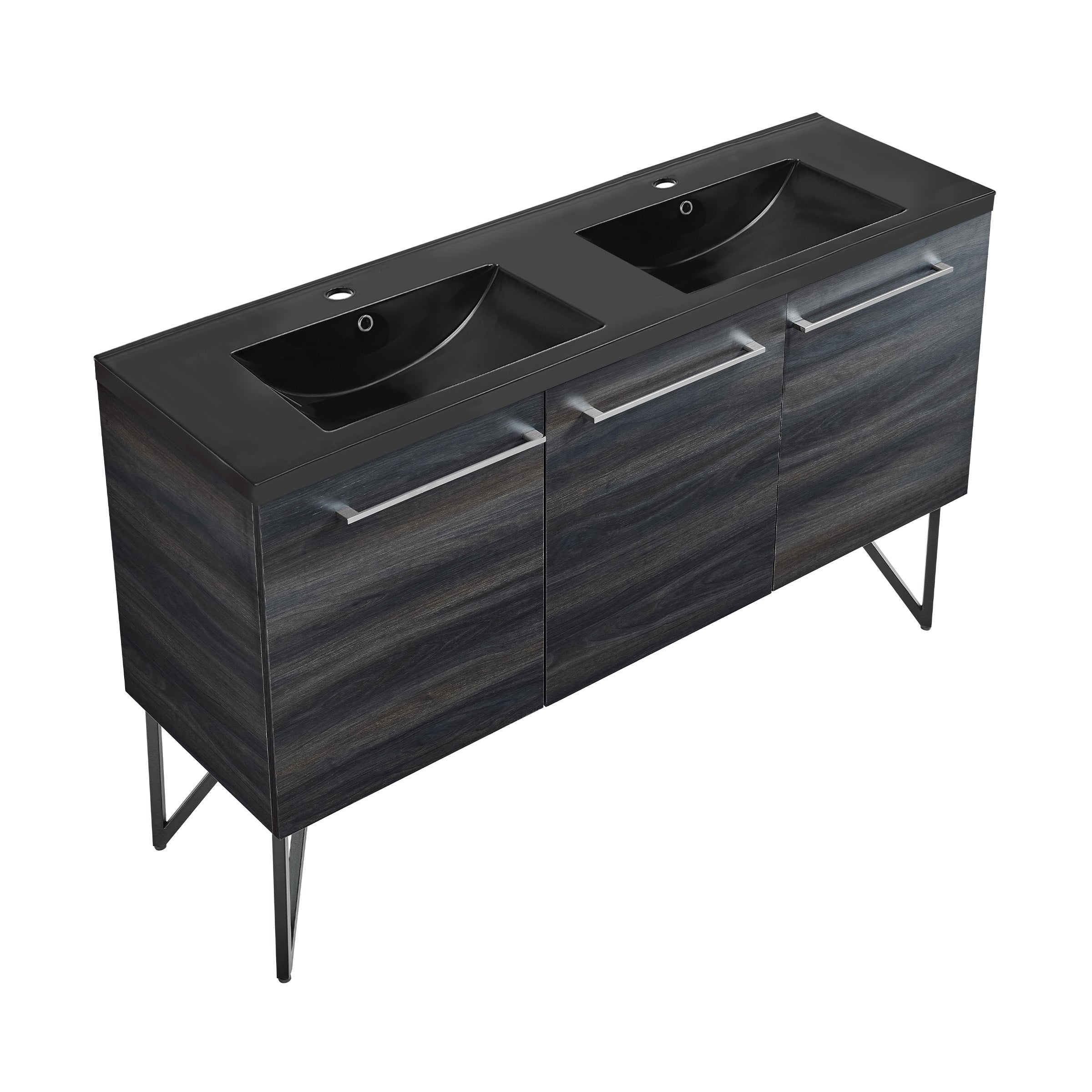 Black Walnut / Matte Black / 1-Hole