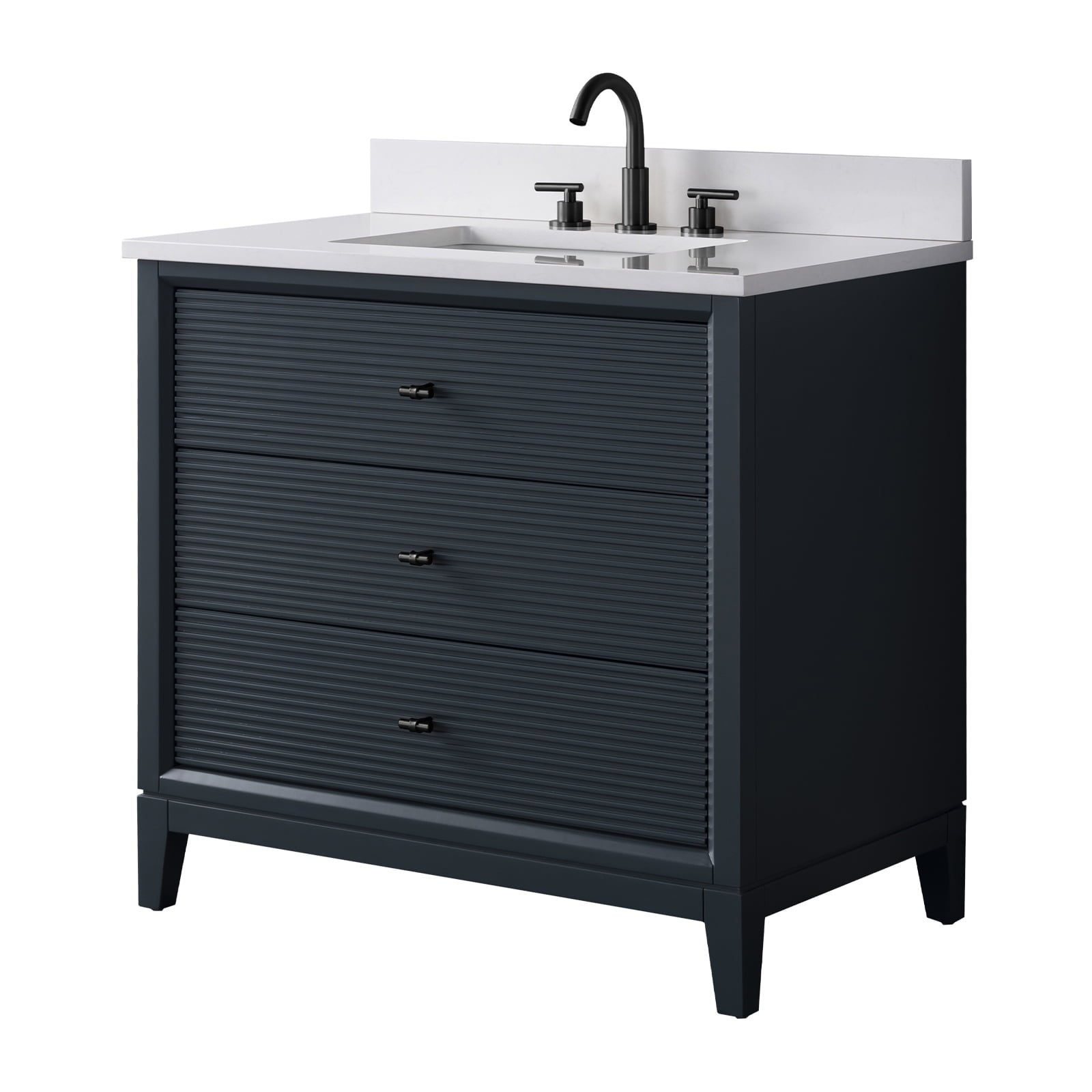 Linear Vintage Spruce Blue / Matte Black