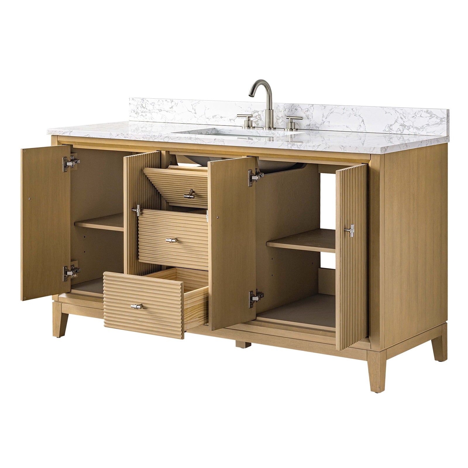 Linear Natural Oak / Brushed Nickel