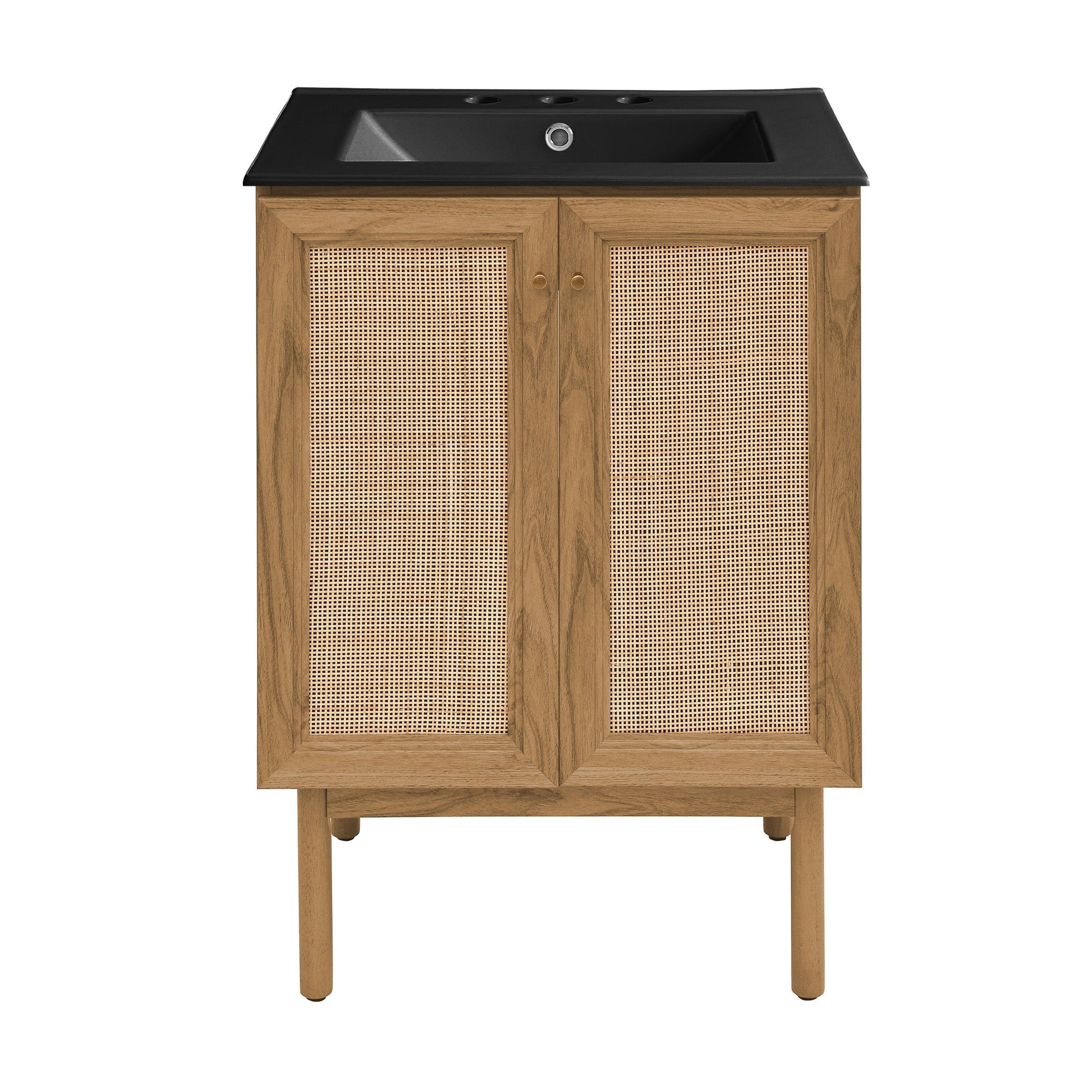 Golden Oak / Matte Black / 3-Hole