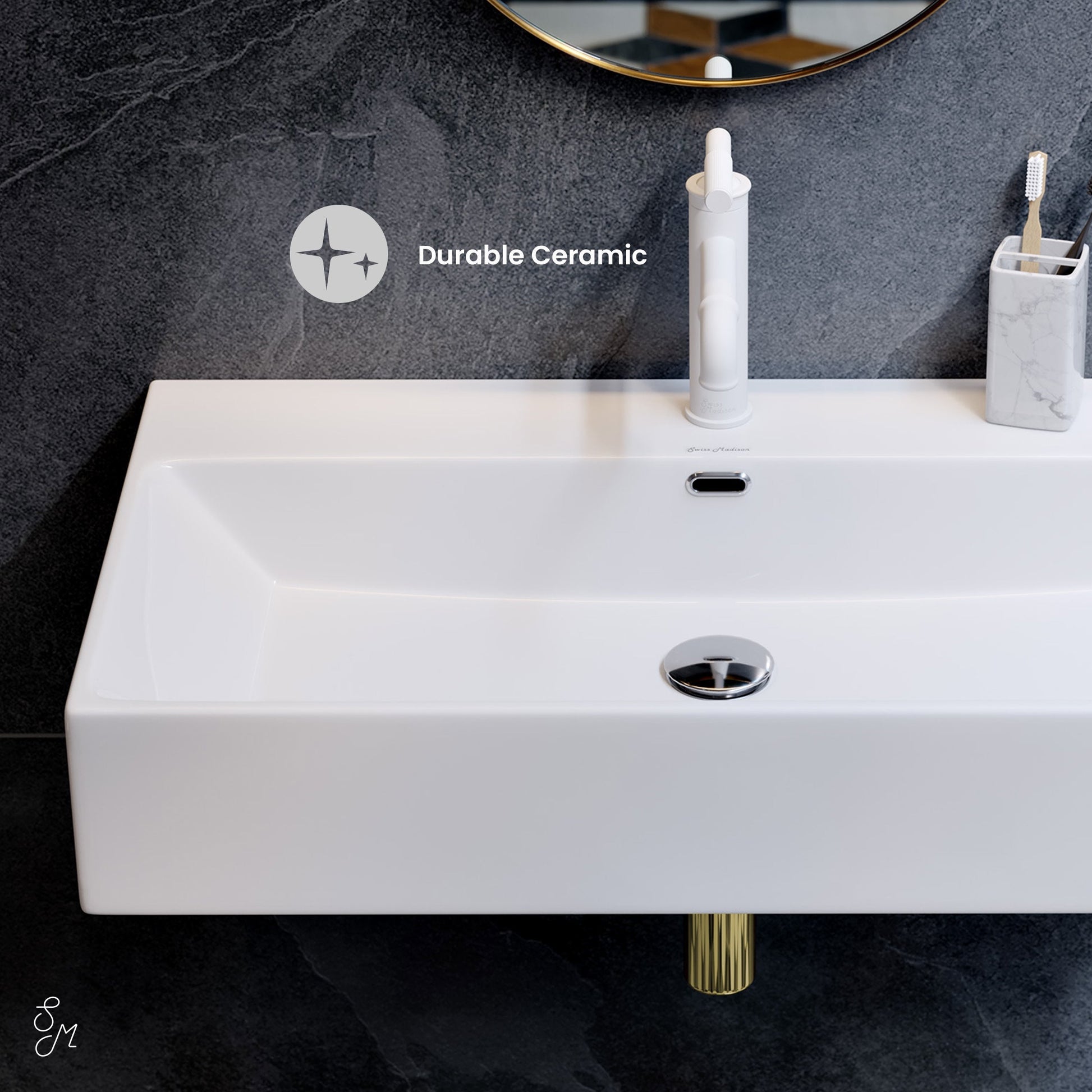 White / 1-Hole