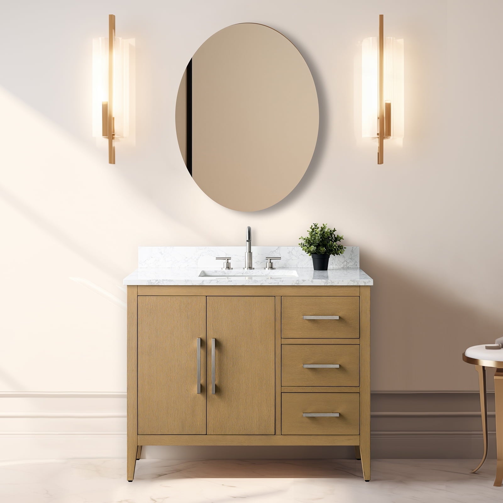 Natural Oak / Brushed Nickel