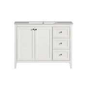 White / White / 1-Hole