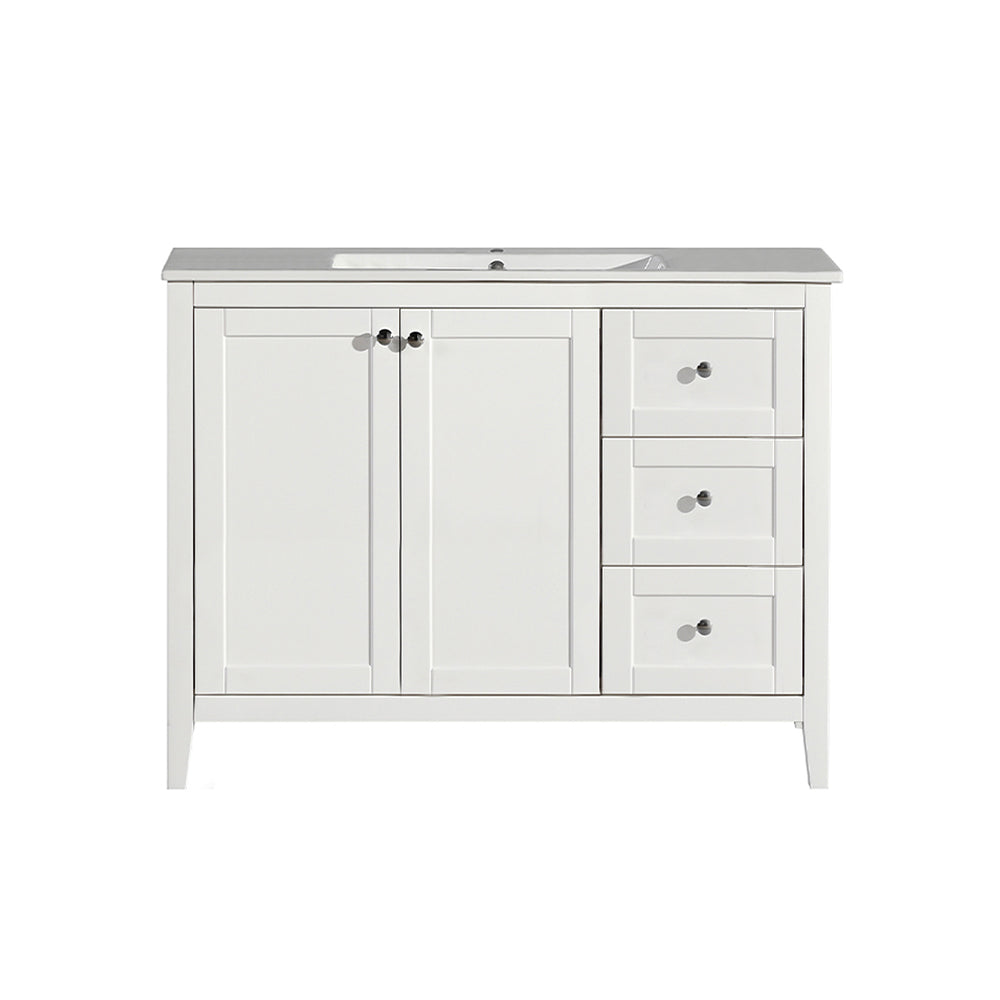 White / White / 1-Hole