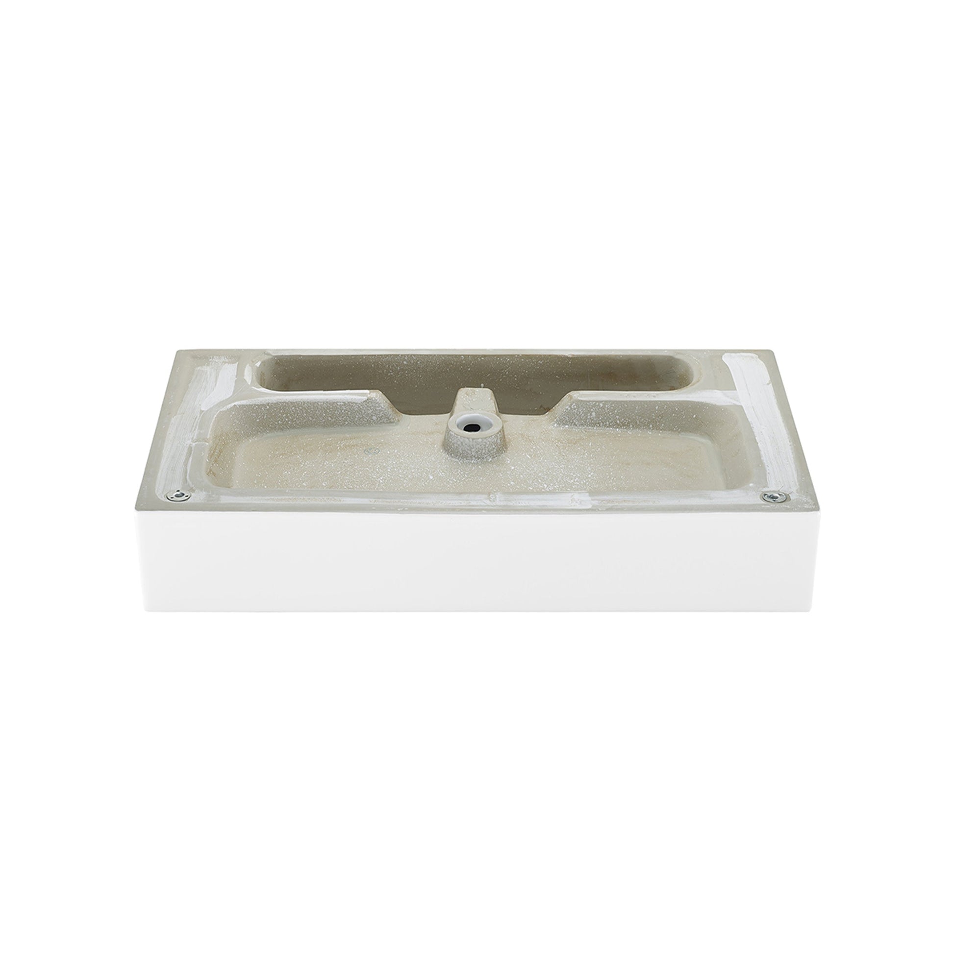 Brushed Gold / White / 3-Hole