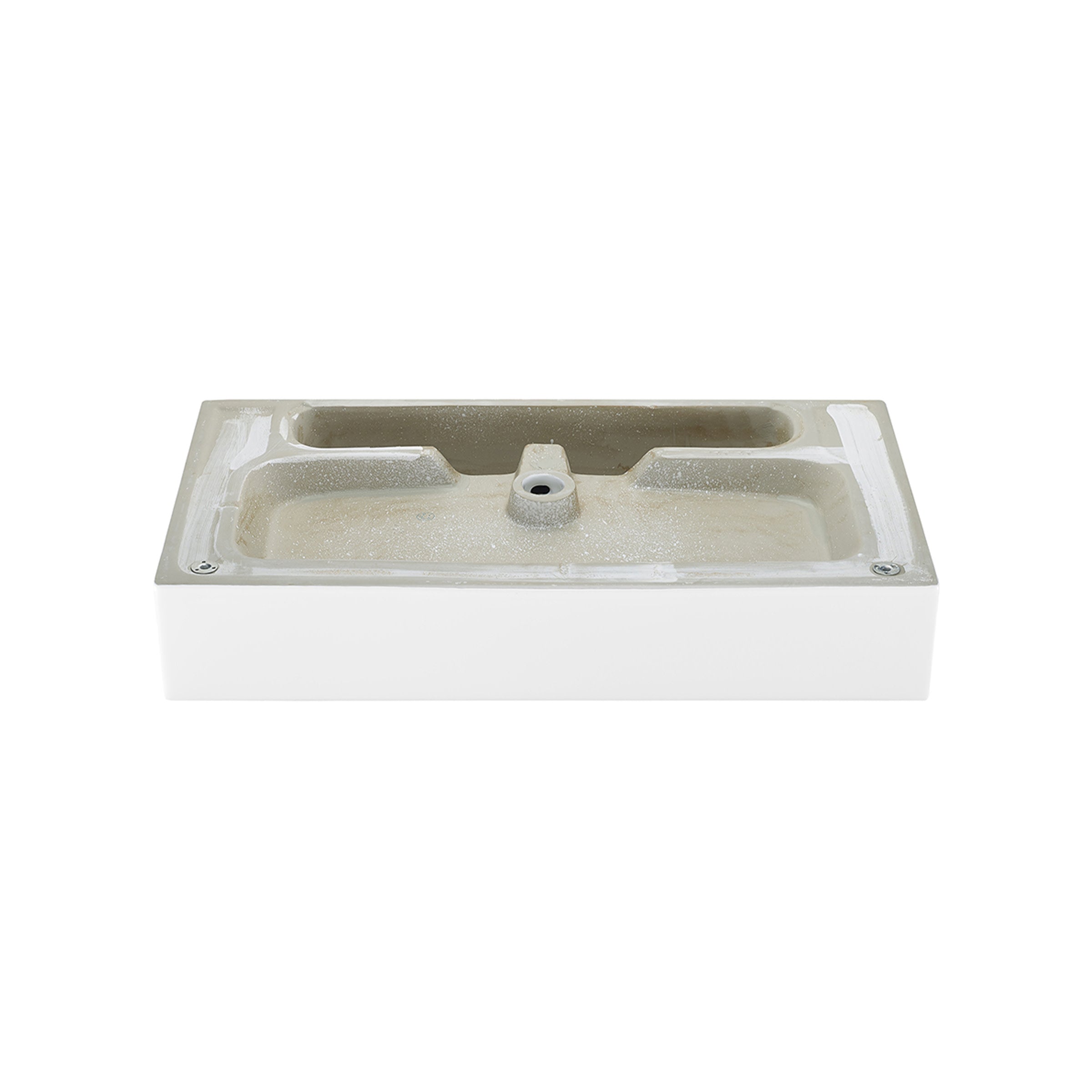 Brushed Gold / White / 3-Hole
