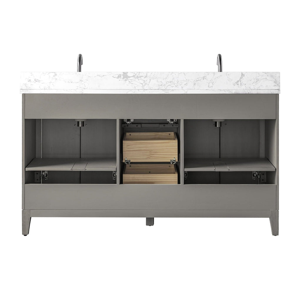 Linear Driftwood Gray / Brushed Nickel