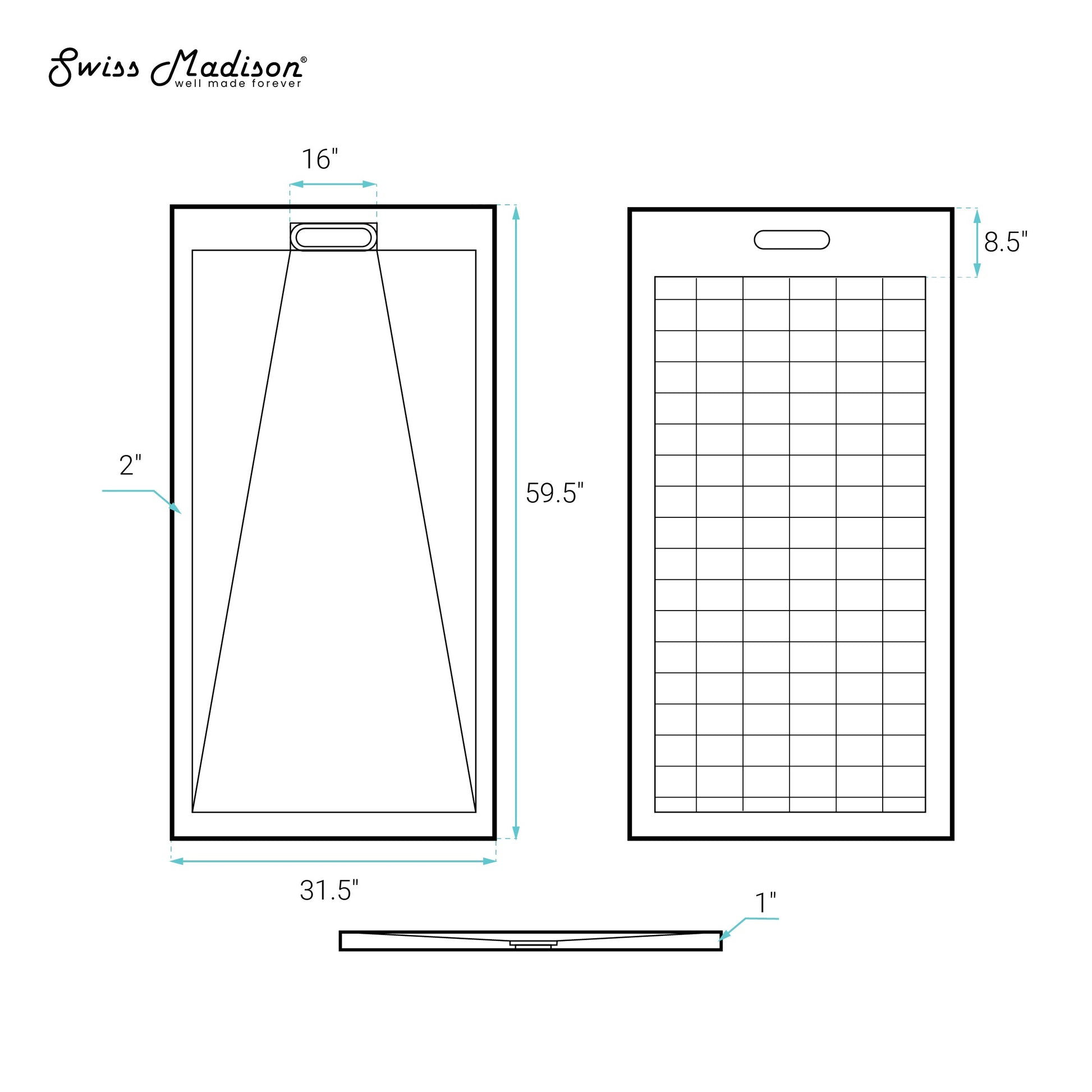 Matte White / Rectangle