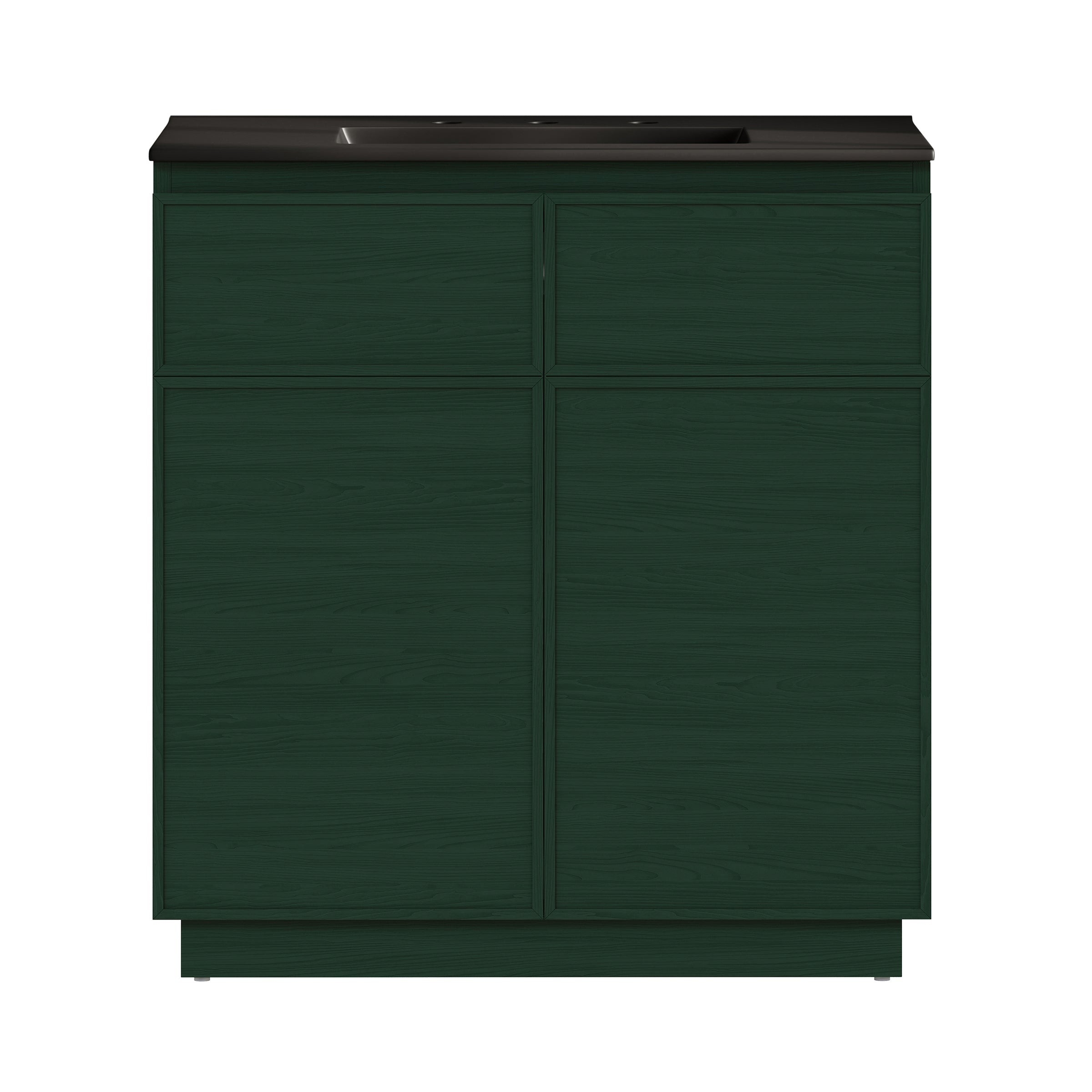 Green Oak / Black / 3-Hole