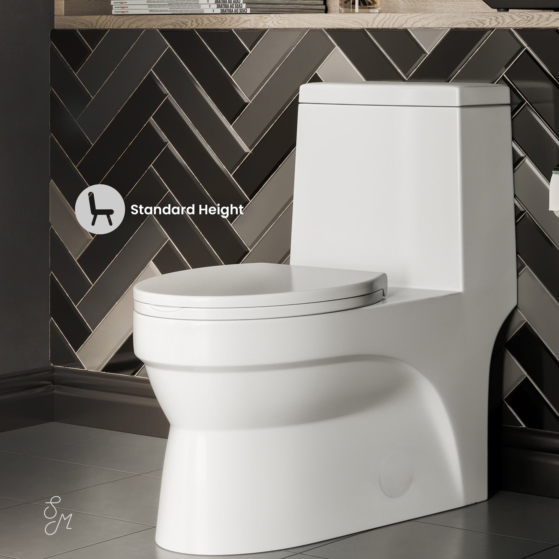 Glossy White / Single - Left