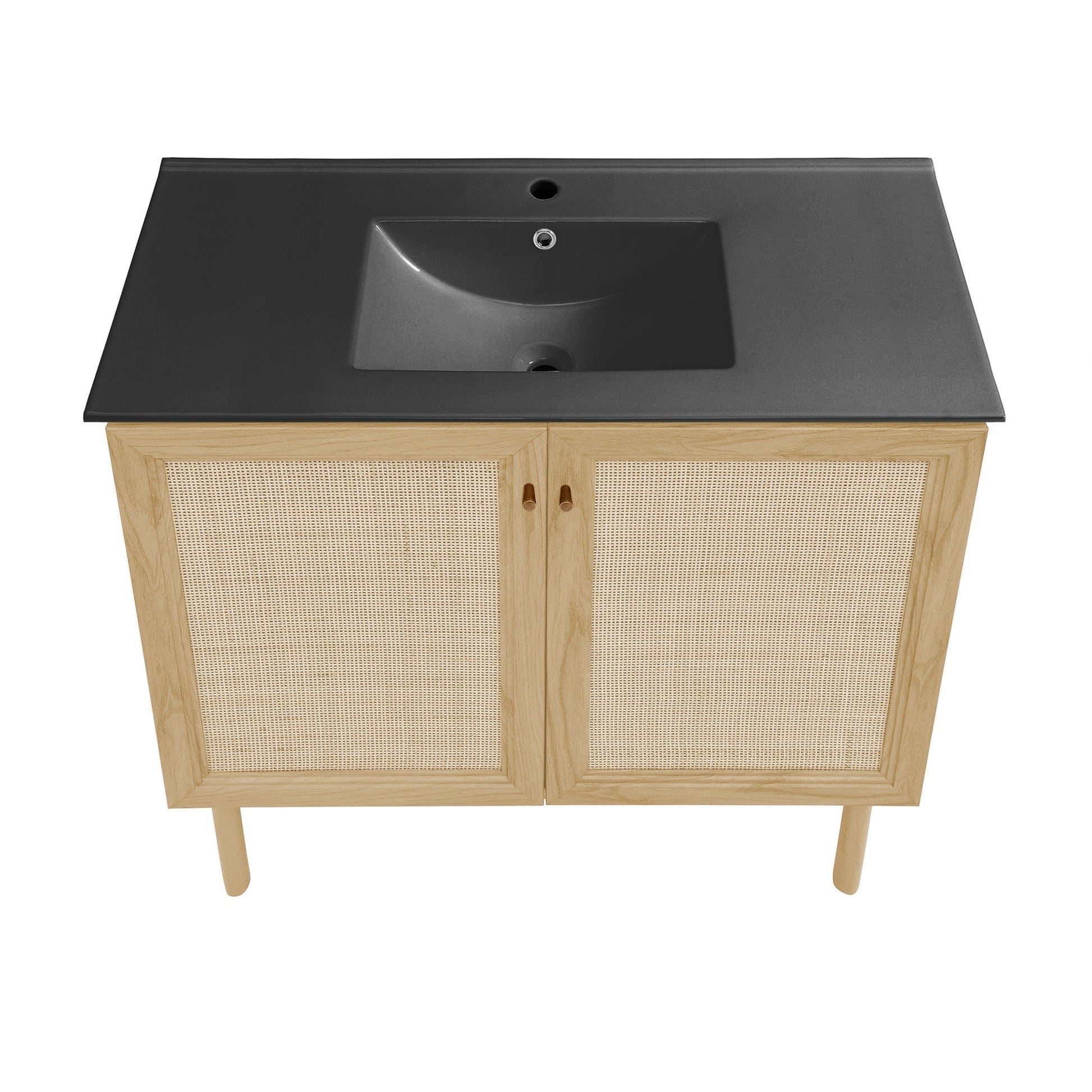 Natural Oak / Black / 1-Hole