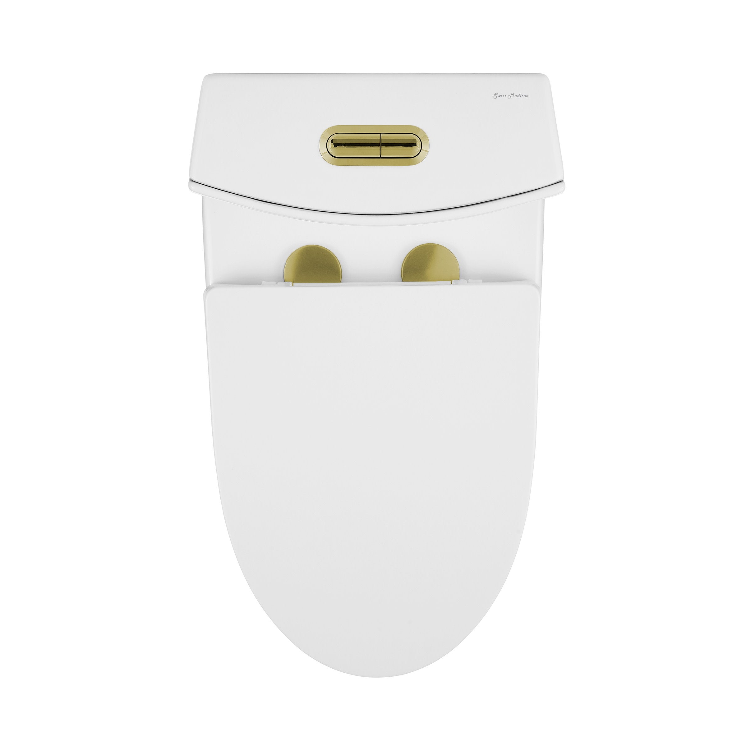 Glossy White / Dual - Top / Gold