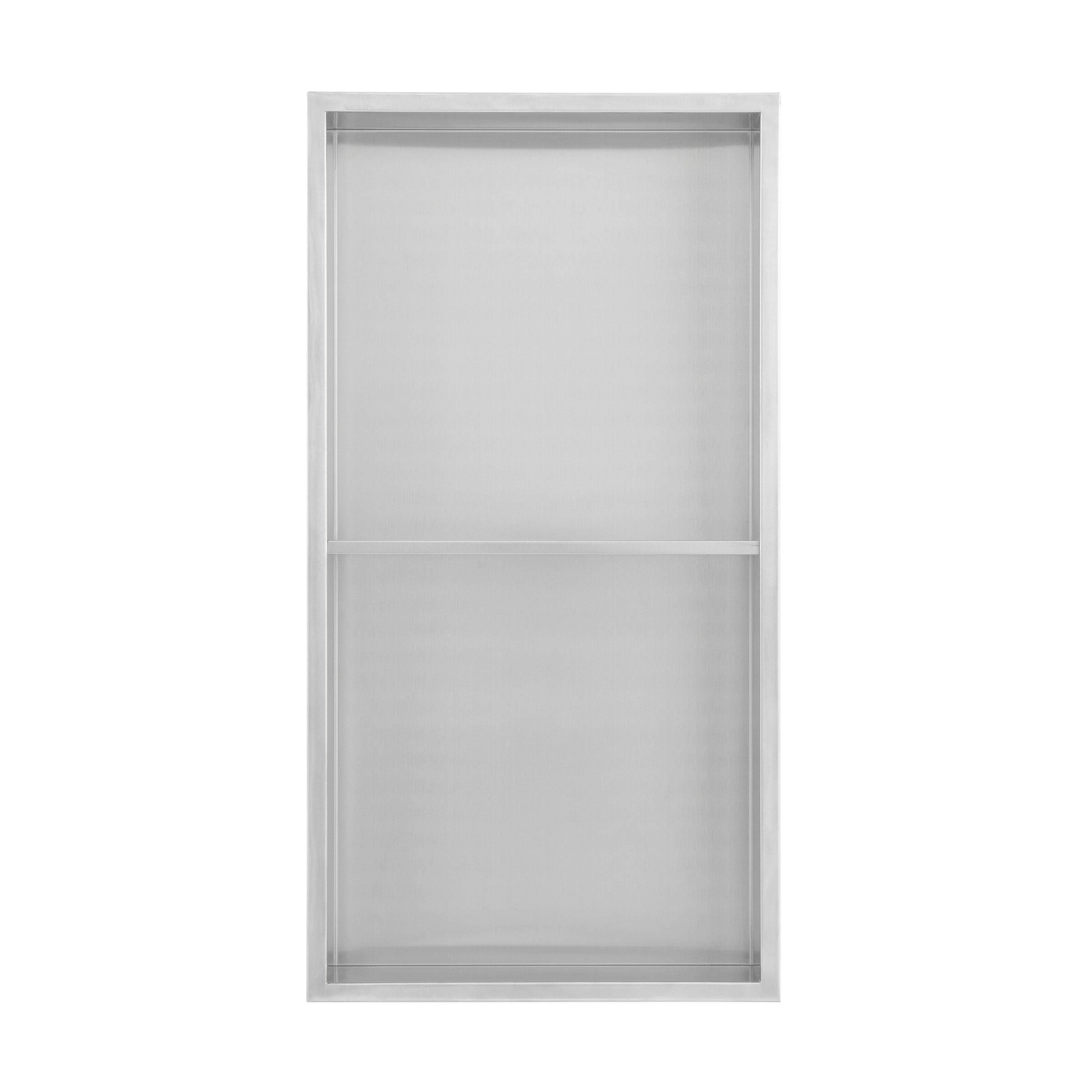 Matte Chrome / Double Shelf