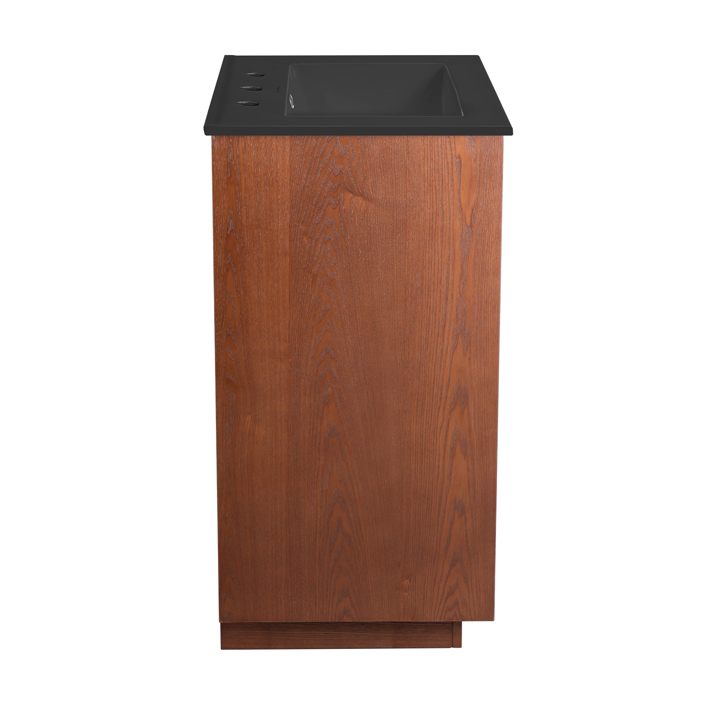 Brown Oak / Black / 3-Hole