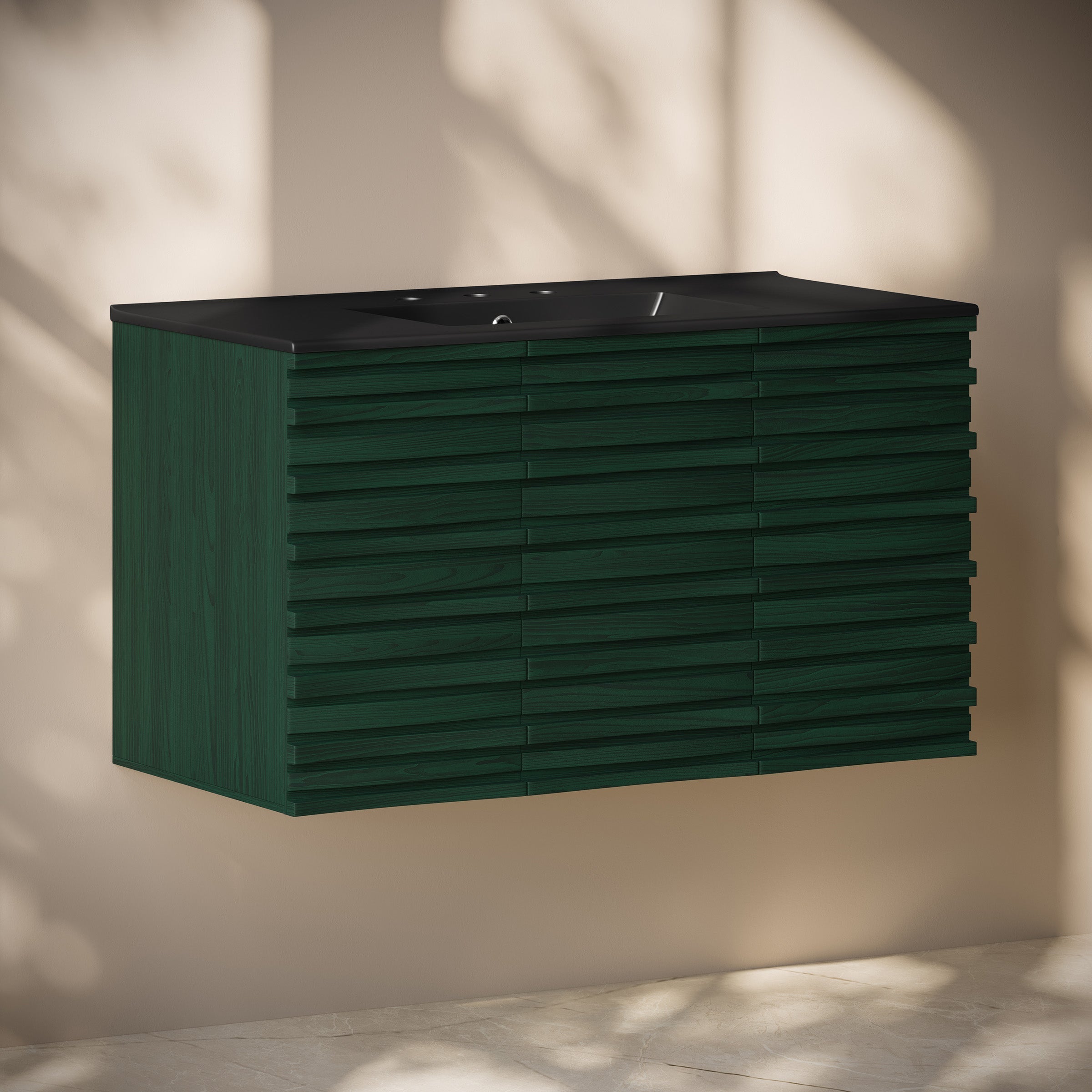 Green Oak / Black / 3-Hole