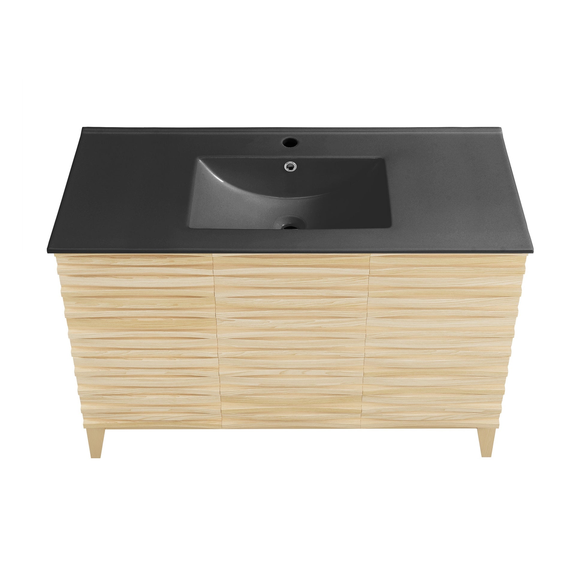 Natural Oak / Matte Black / 3-Hole