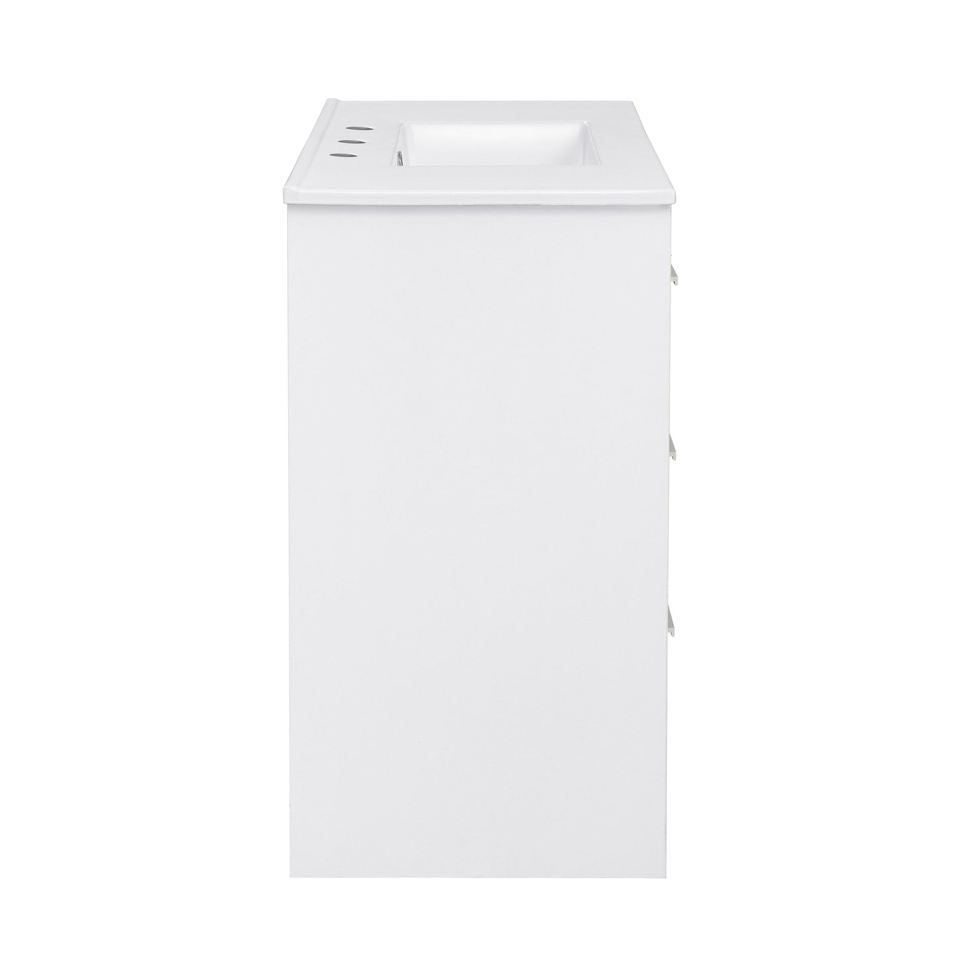 White / White / 3-Hole