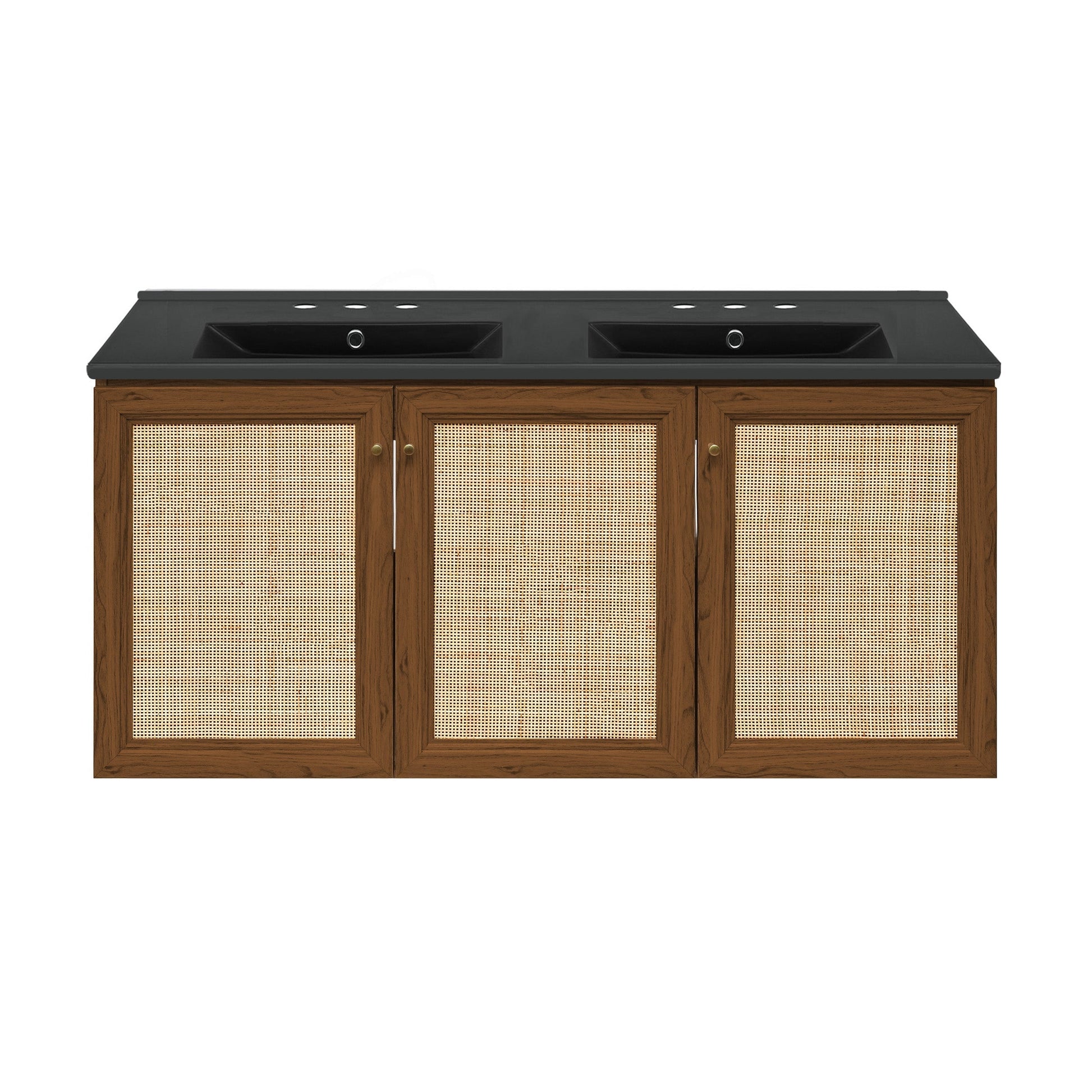 Brown Oak / Black / 3-Hole