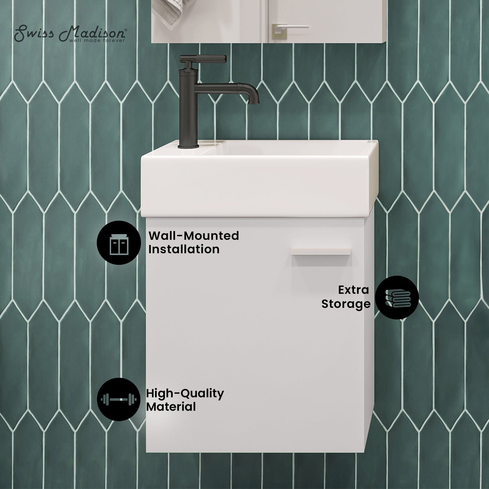 White / White / 1-Hole