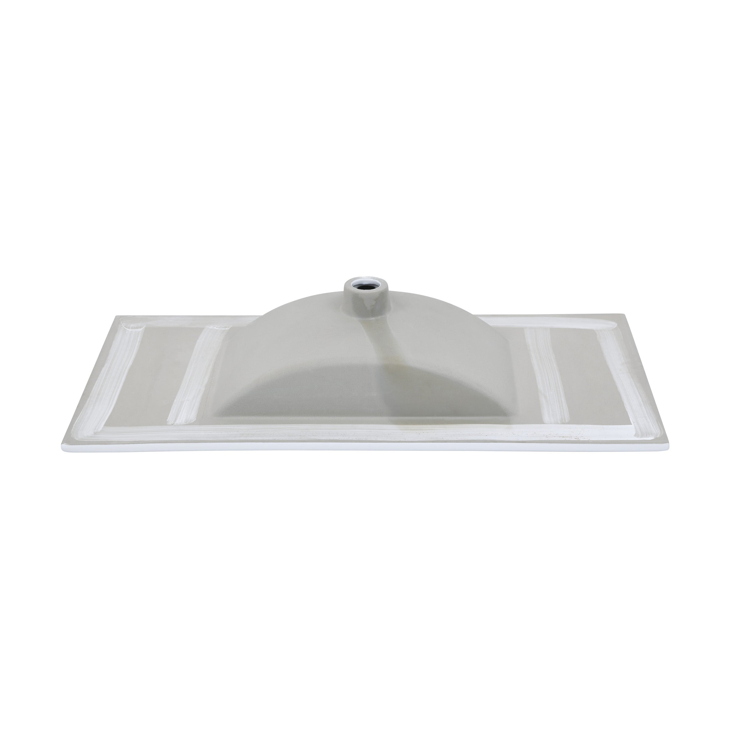 Glossy White / 3-Hole / Center