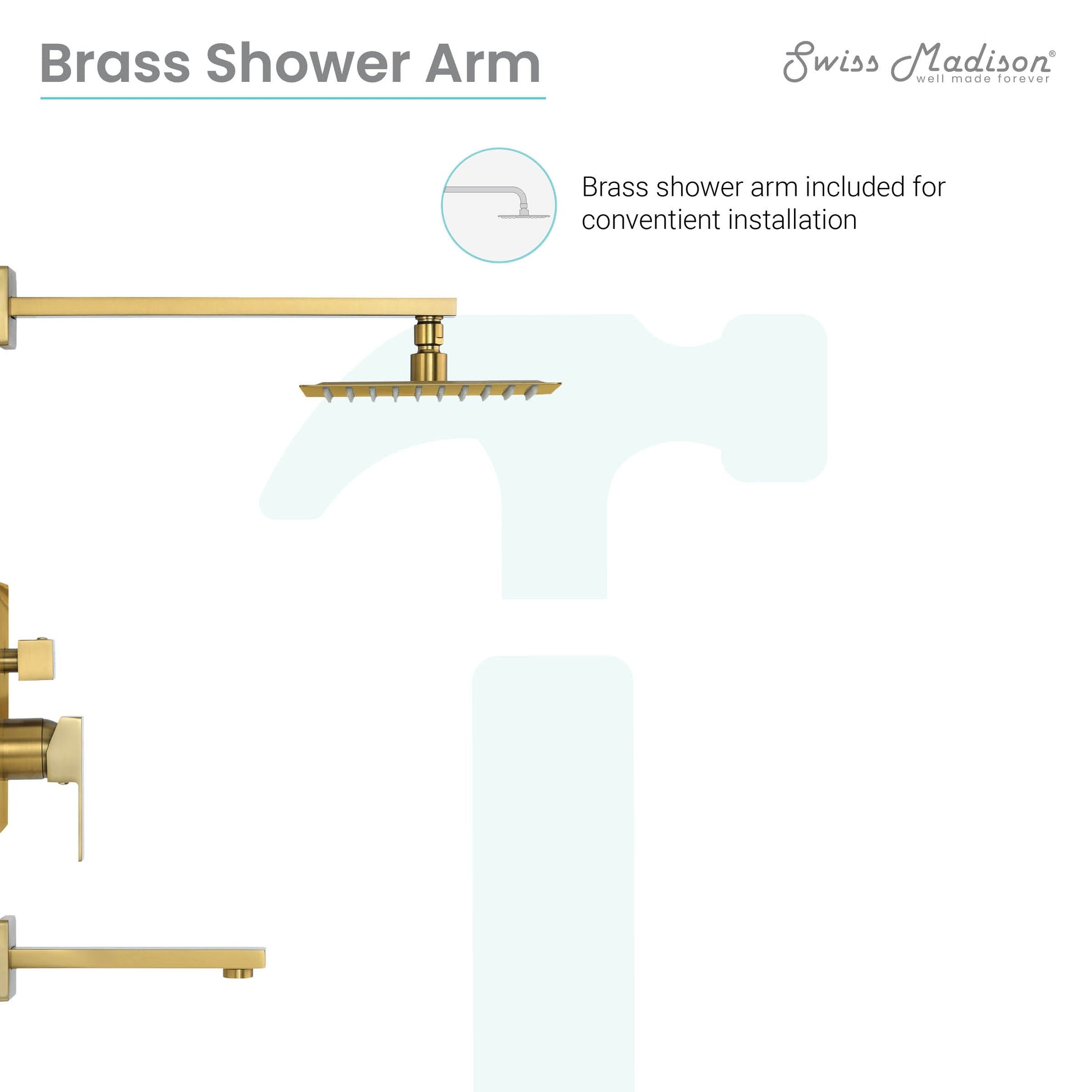 Brushed Gold / With Tub Filler