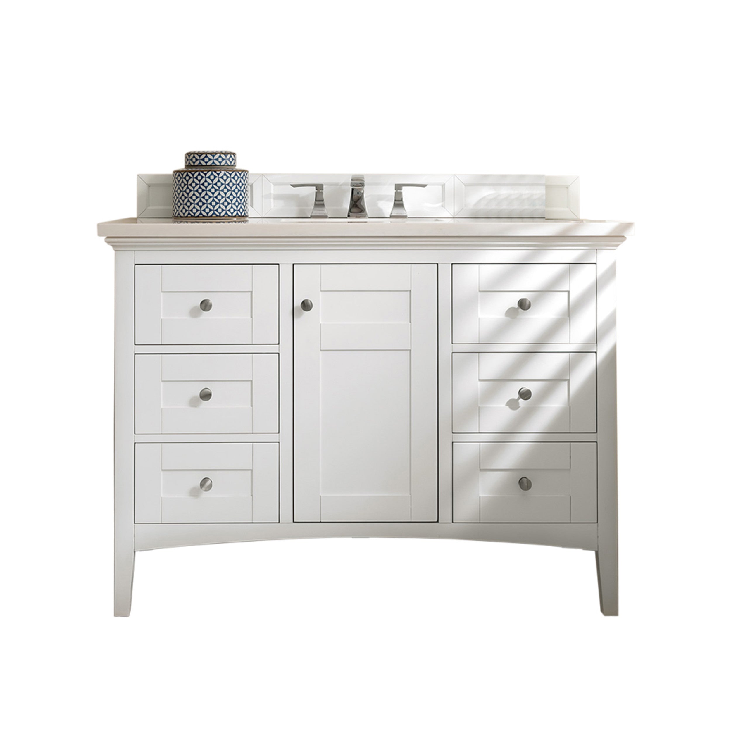 Bright White / White Zeus - 3 Faucet Holes