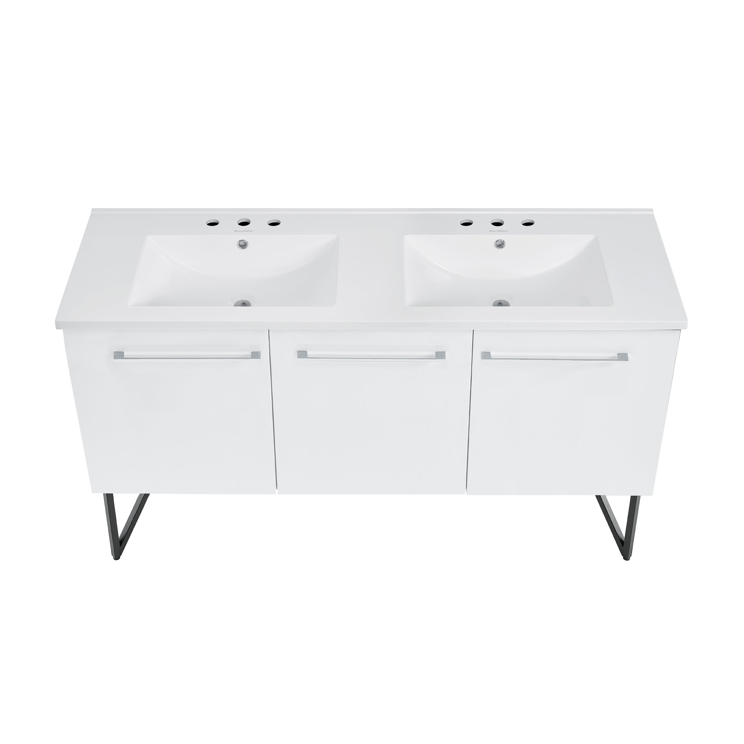 White / White / 3-Hole