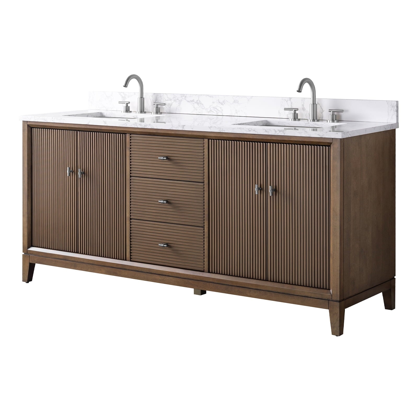 Linear Walnut / Brushed Nickel