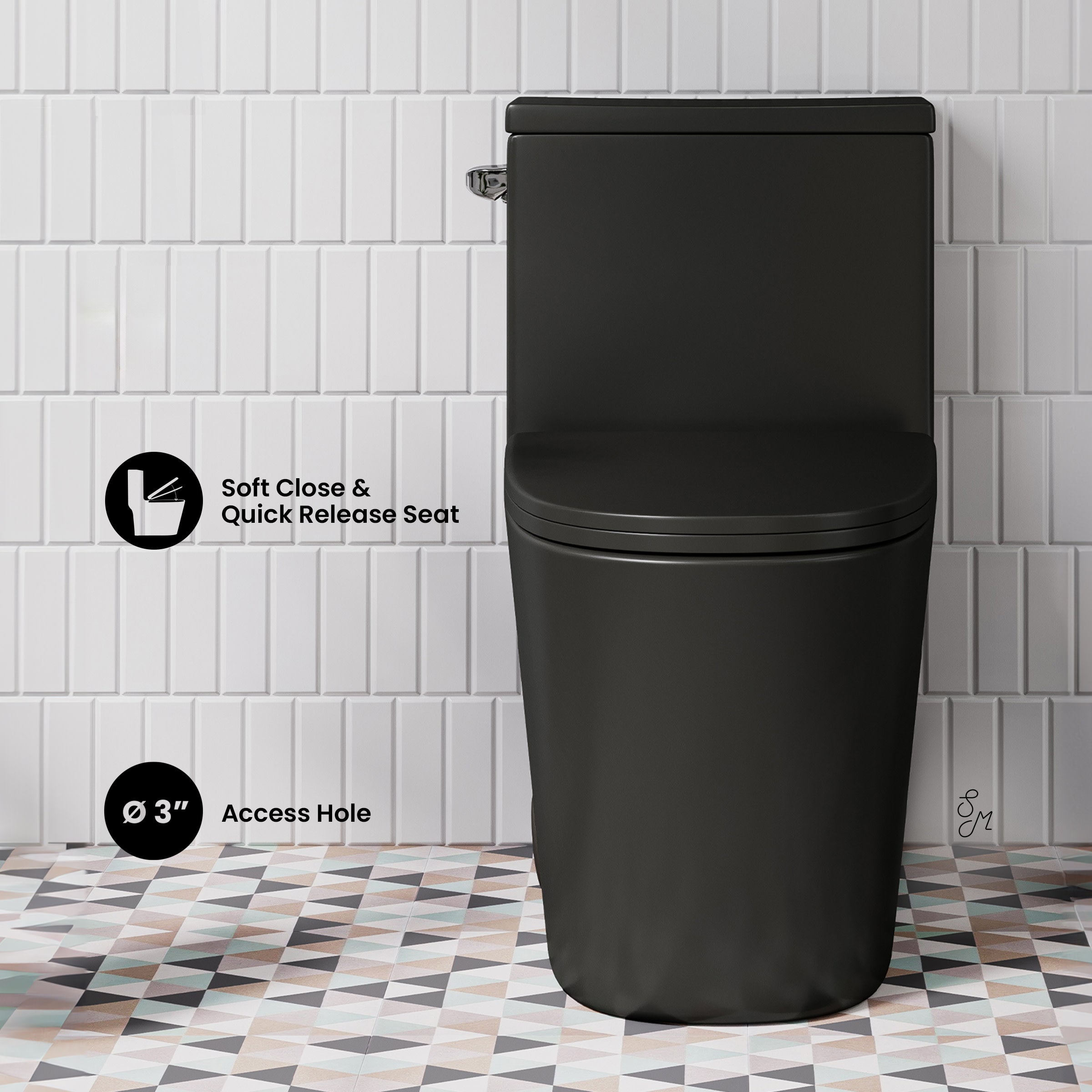 Matte Black / Single - Left