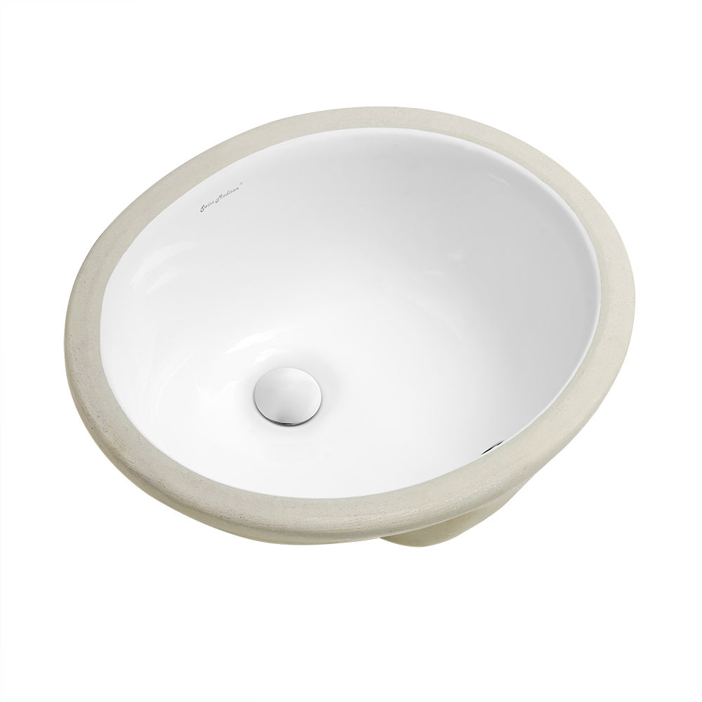 Glossy White / Oval